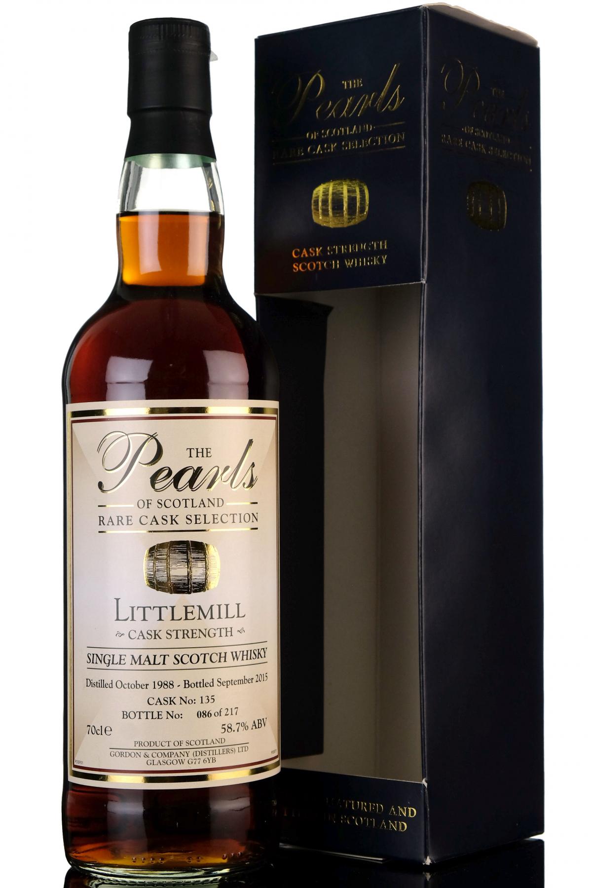 Littlemill 1988-2015 - Single Cask 135 - Pearls Of Scotland