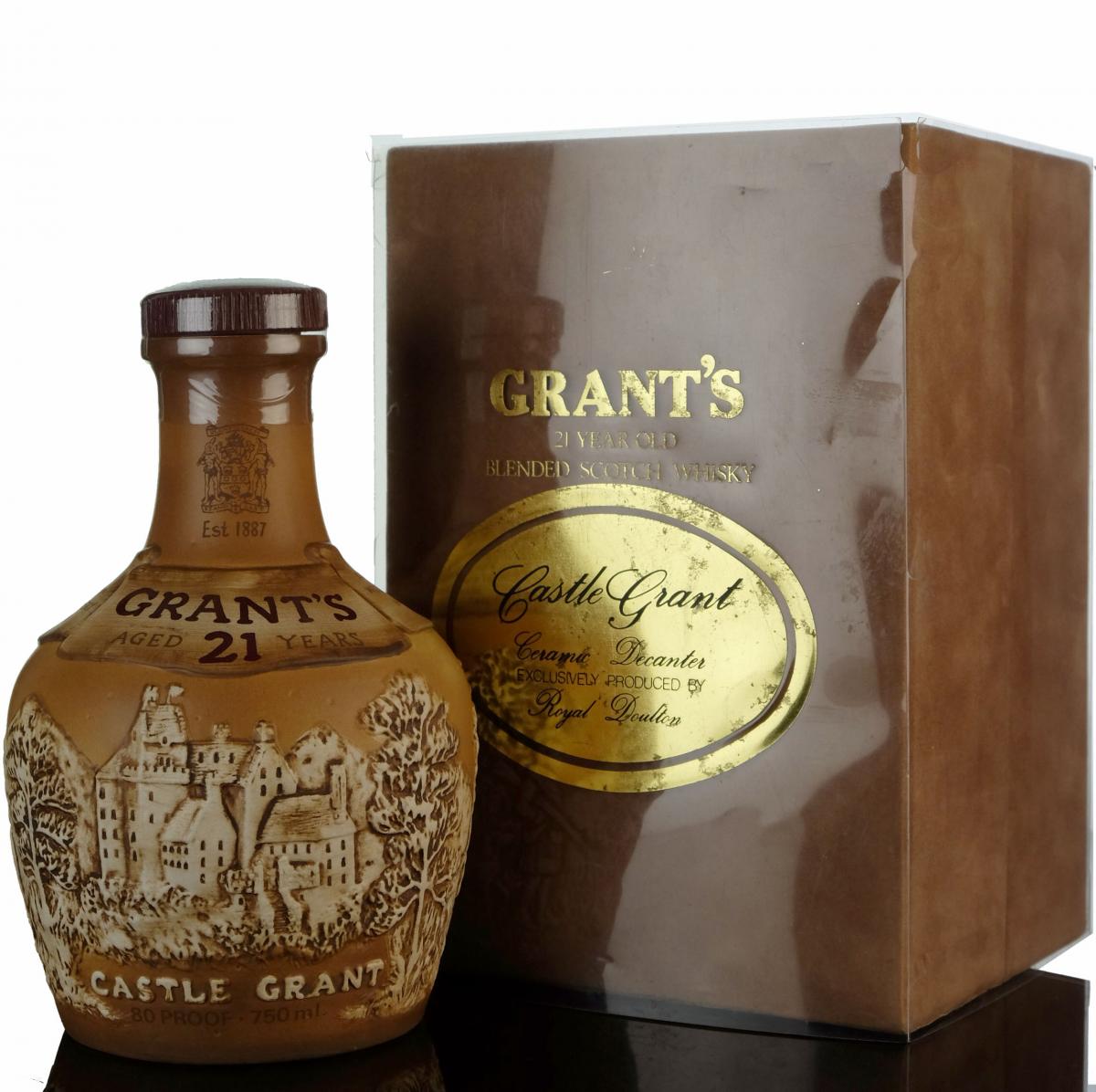 Grants 21 Year Old - Decanter - 1980s