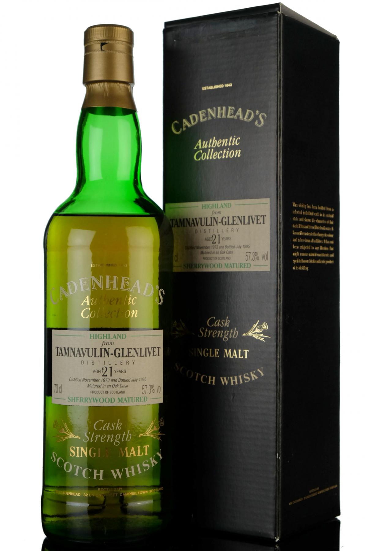 Tamnavulin-Glenlivet 1973-1995 - 21 Year Old - Cadenheads Authentic Collection