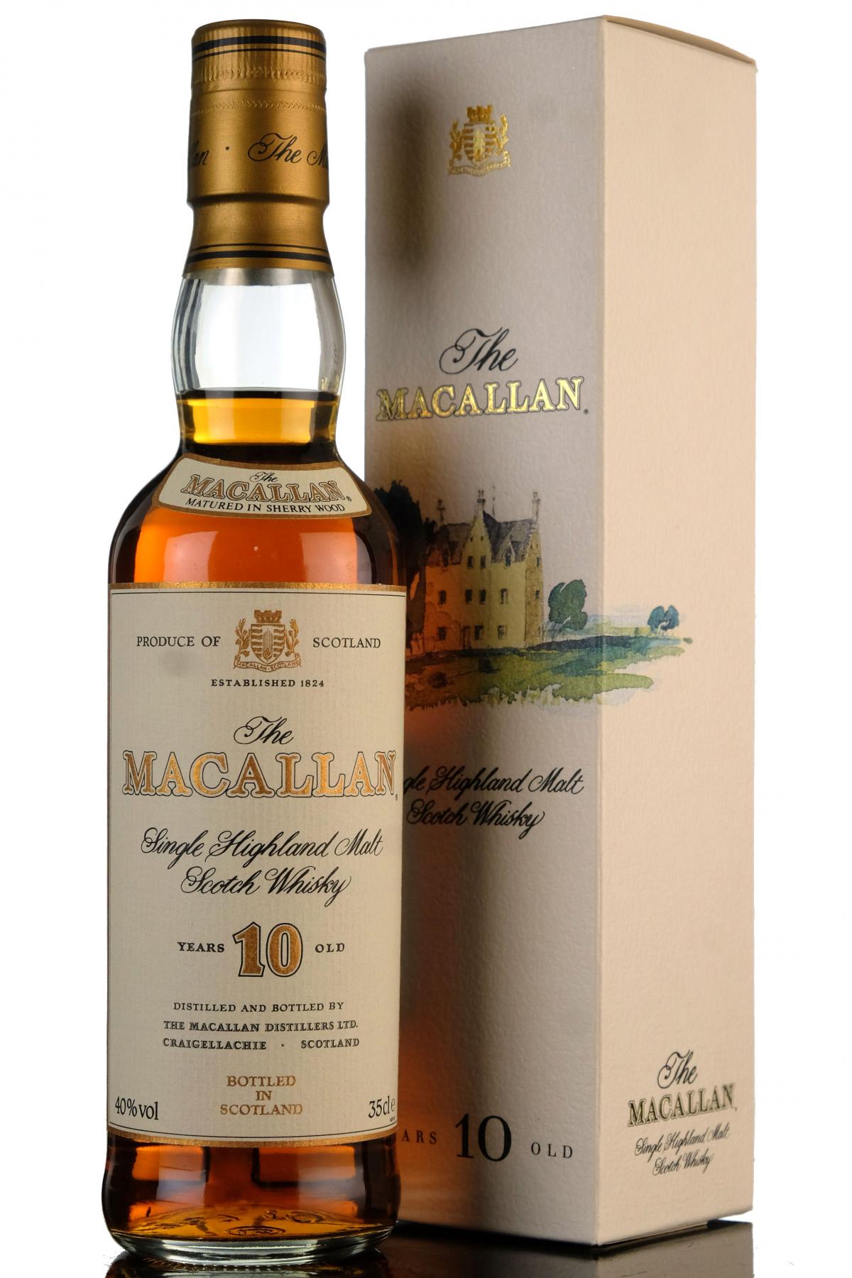 Macallan 10 Year Old - 35cl - 1990s