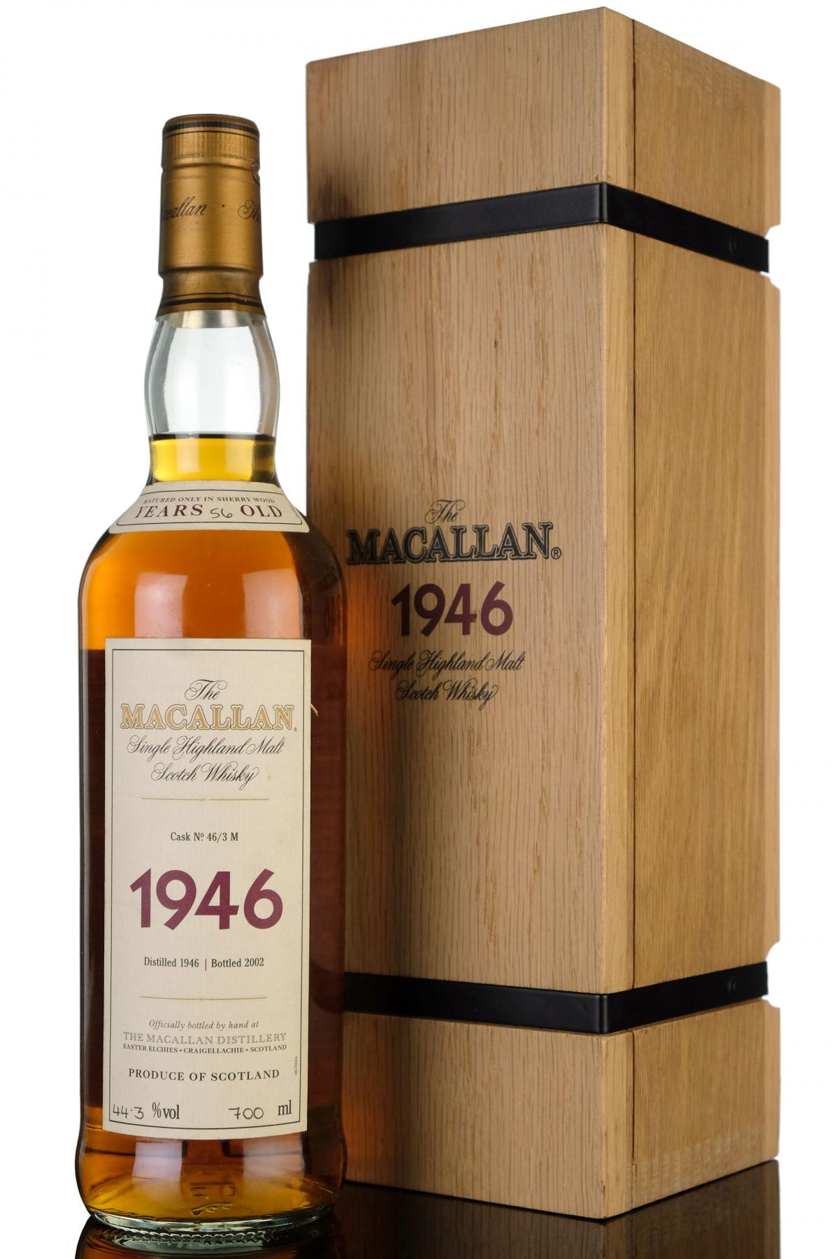 Macallan 1946-2002 - 56 Year Old - Fine & Rare