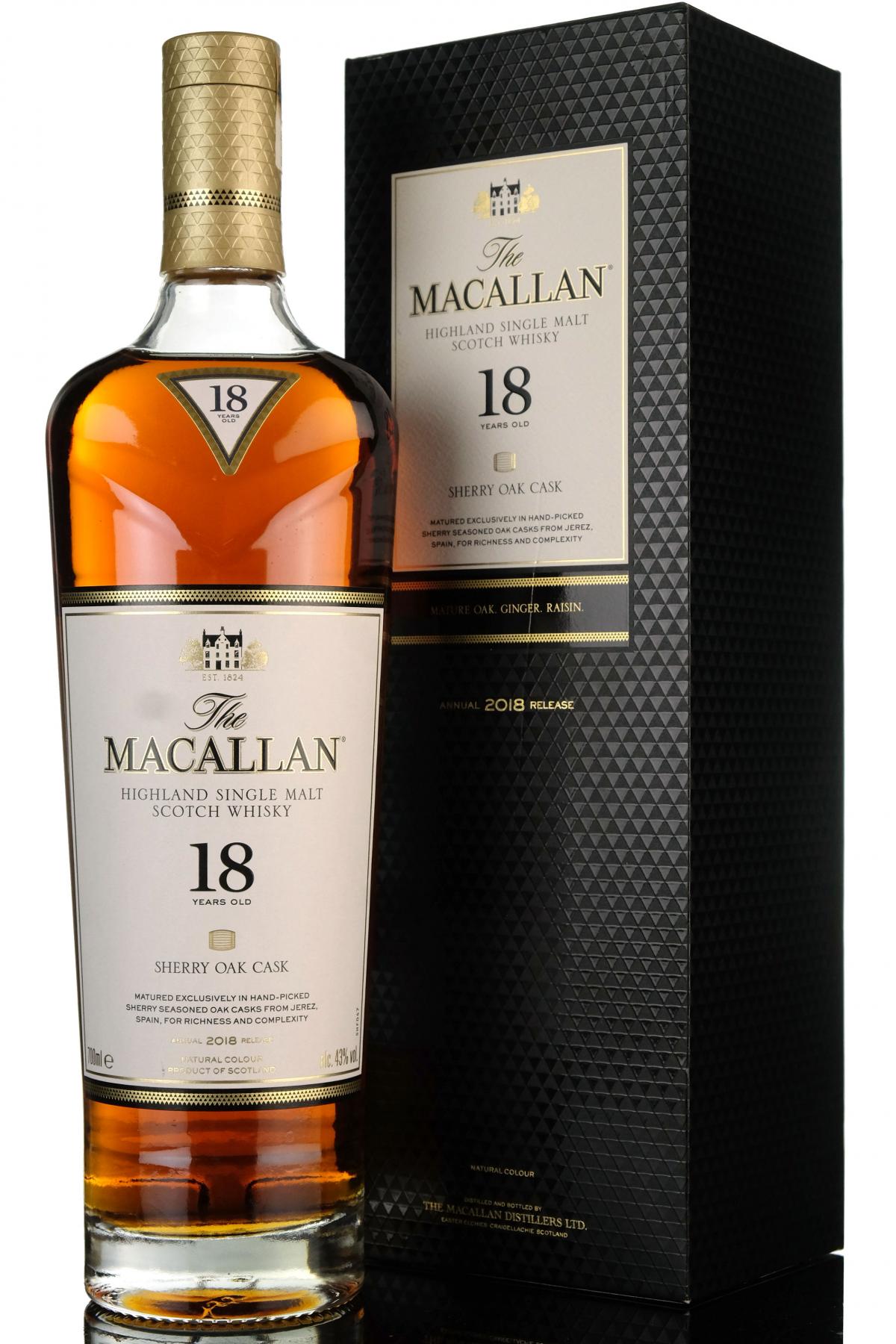 Macallan 18 Year Old - 2018 Release