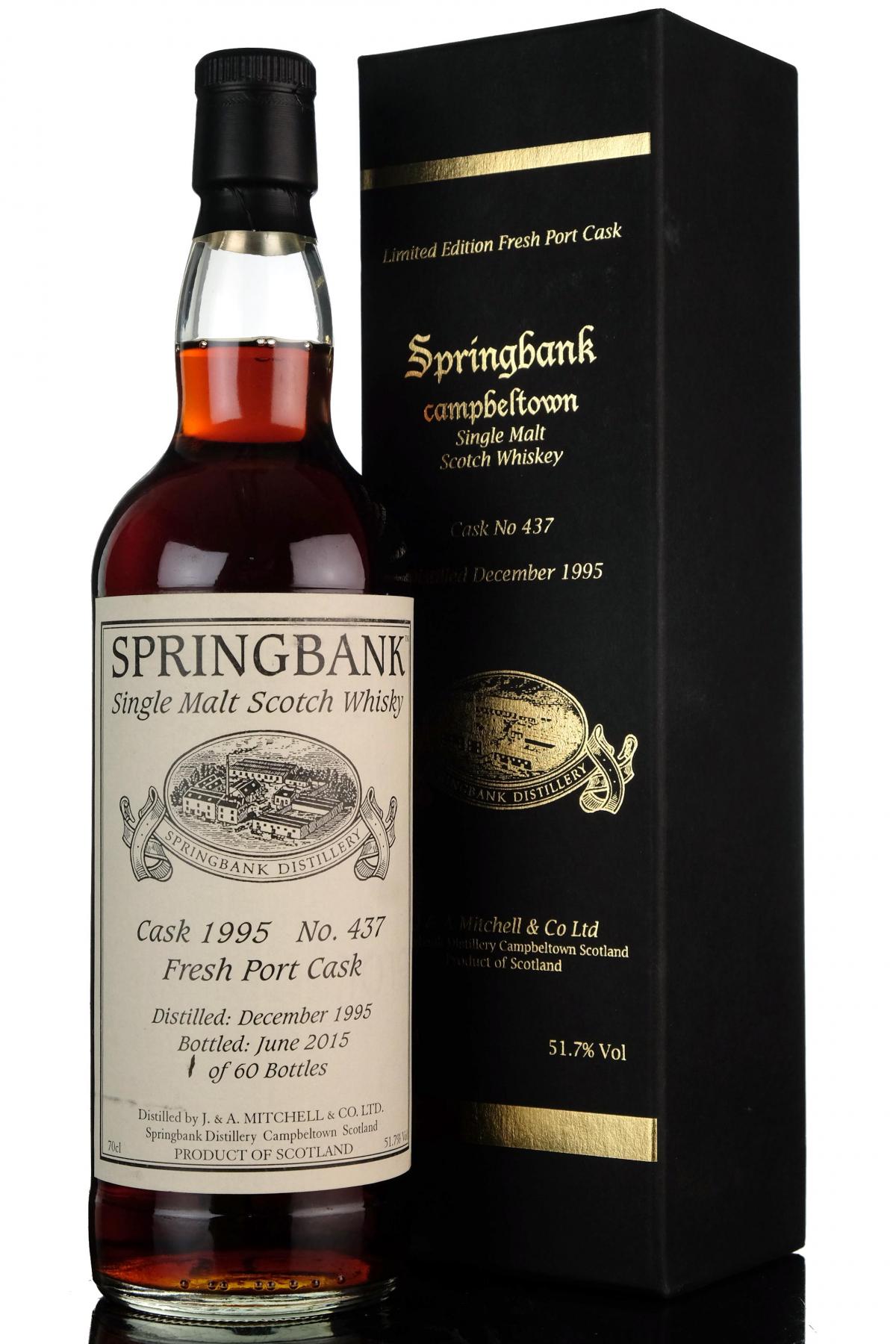 Springbank 1995-2015 - Single Cask 437 - Bottle No1