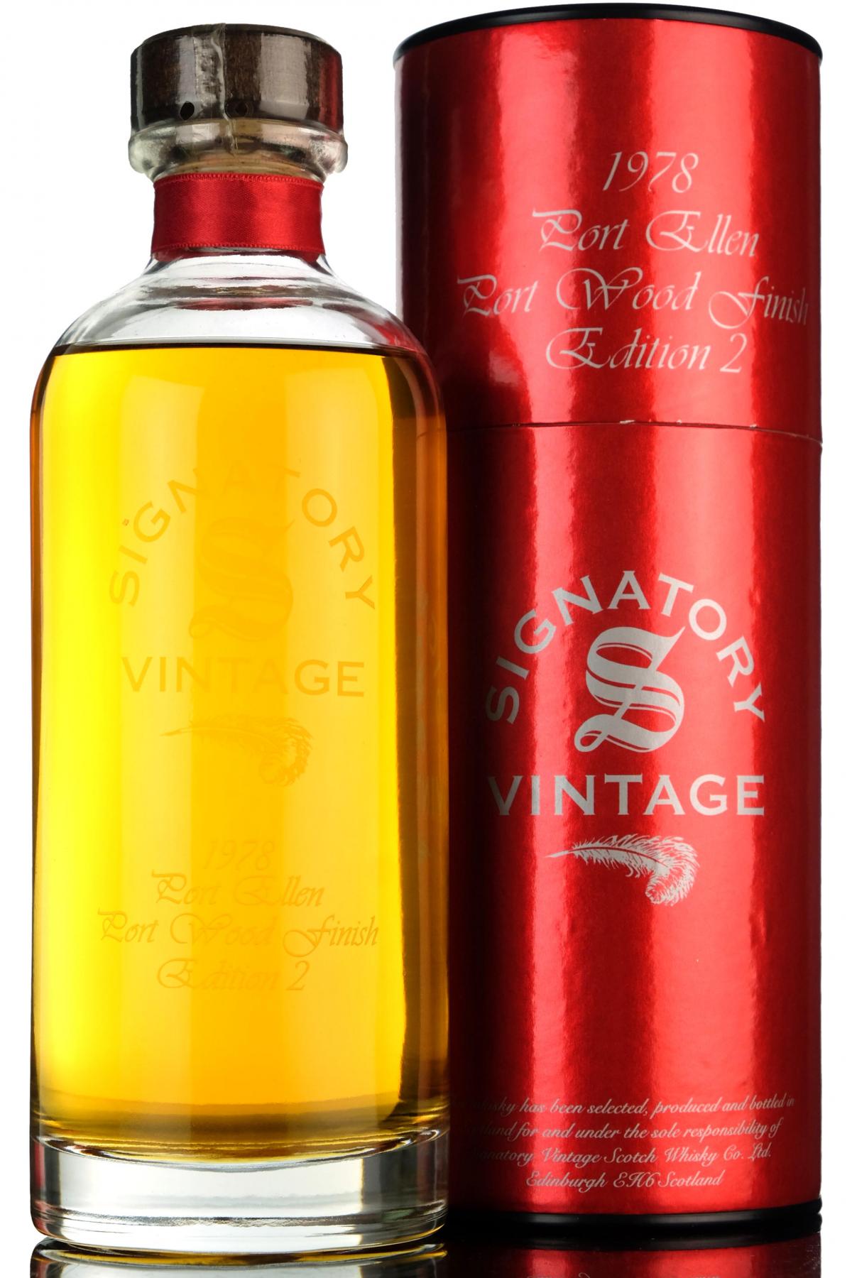 Port Ellen 1978-2002 - Signatory Vintage Cask 02/159/2