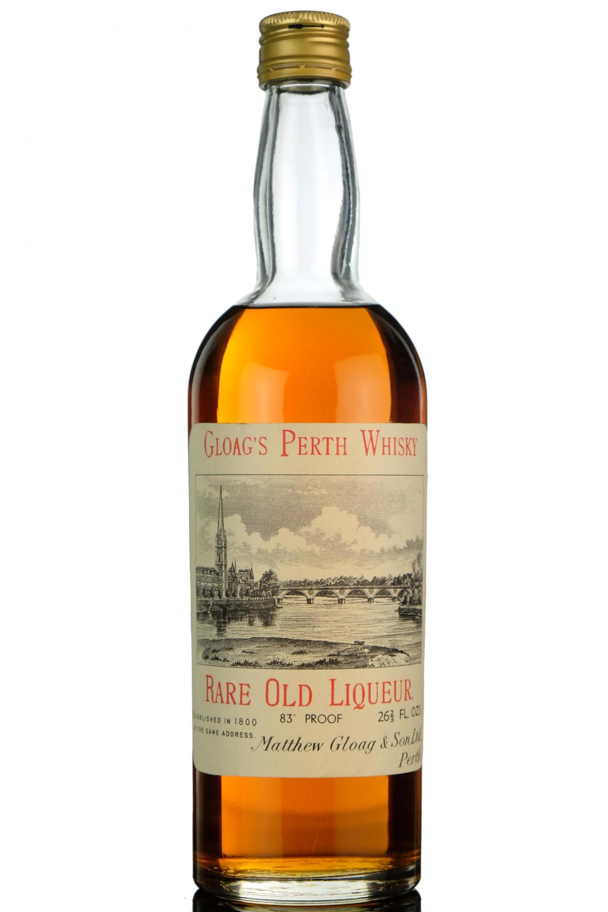 Matthew Gloag Rare Old Liqueur Whisky - Late 1960s