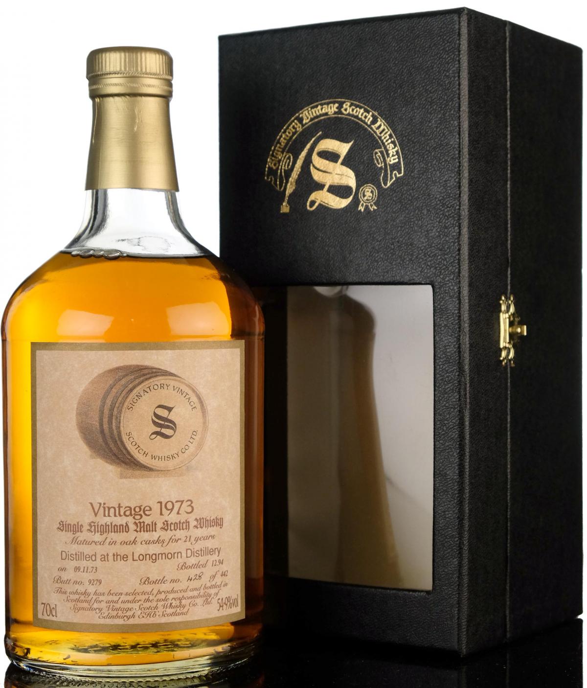 Longmorn 1973-1994 - 21 Year Old - Signatory Vintage