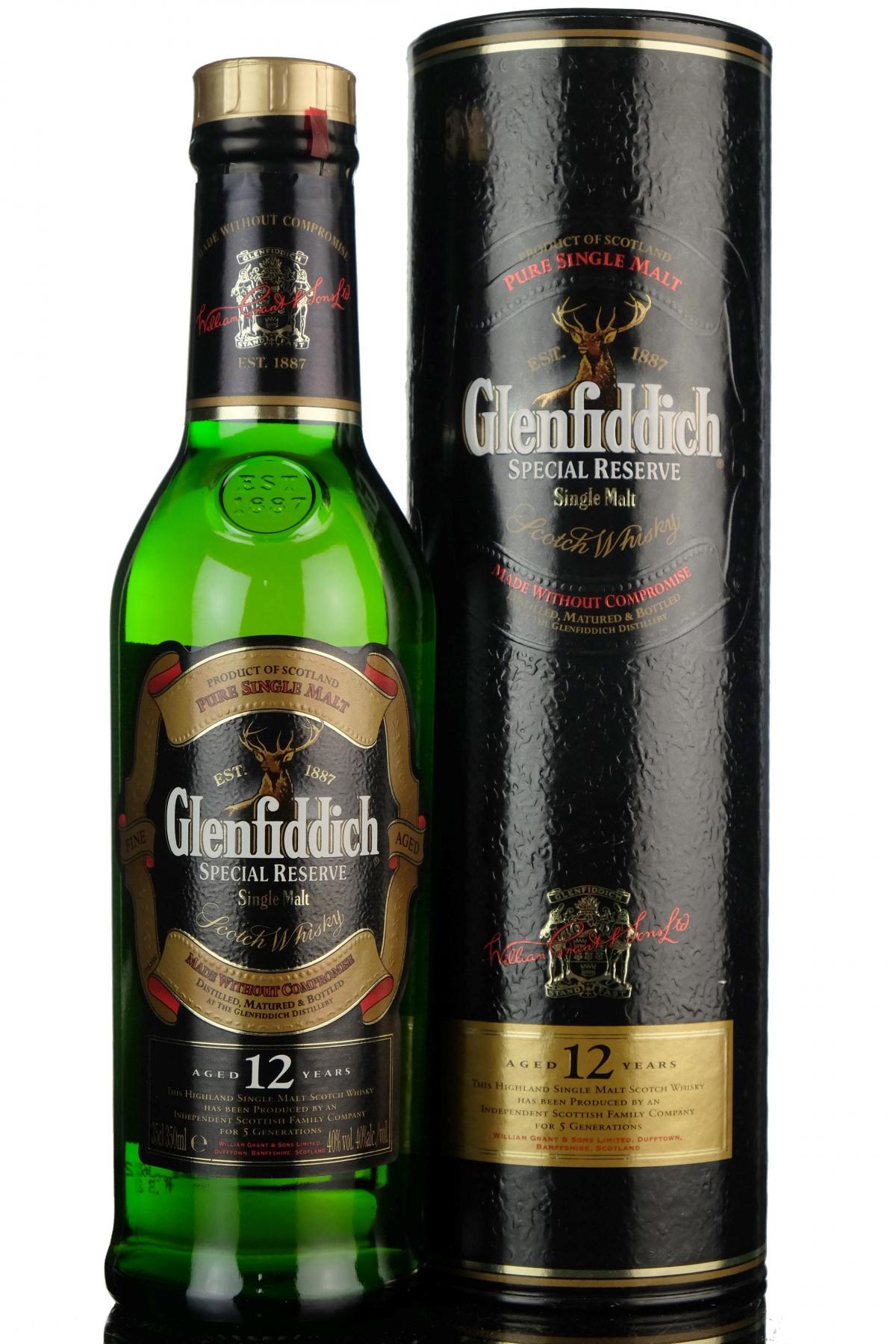 Glenfiddich 12 Year Old - Special Reserve - 35cl