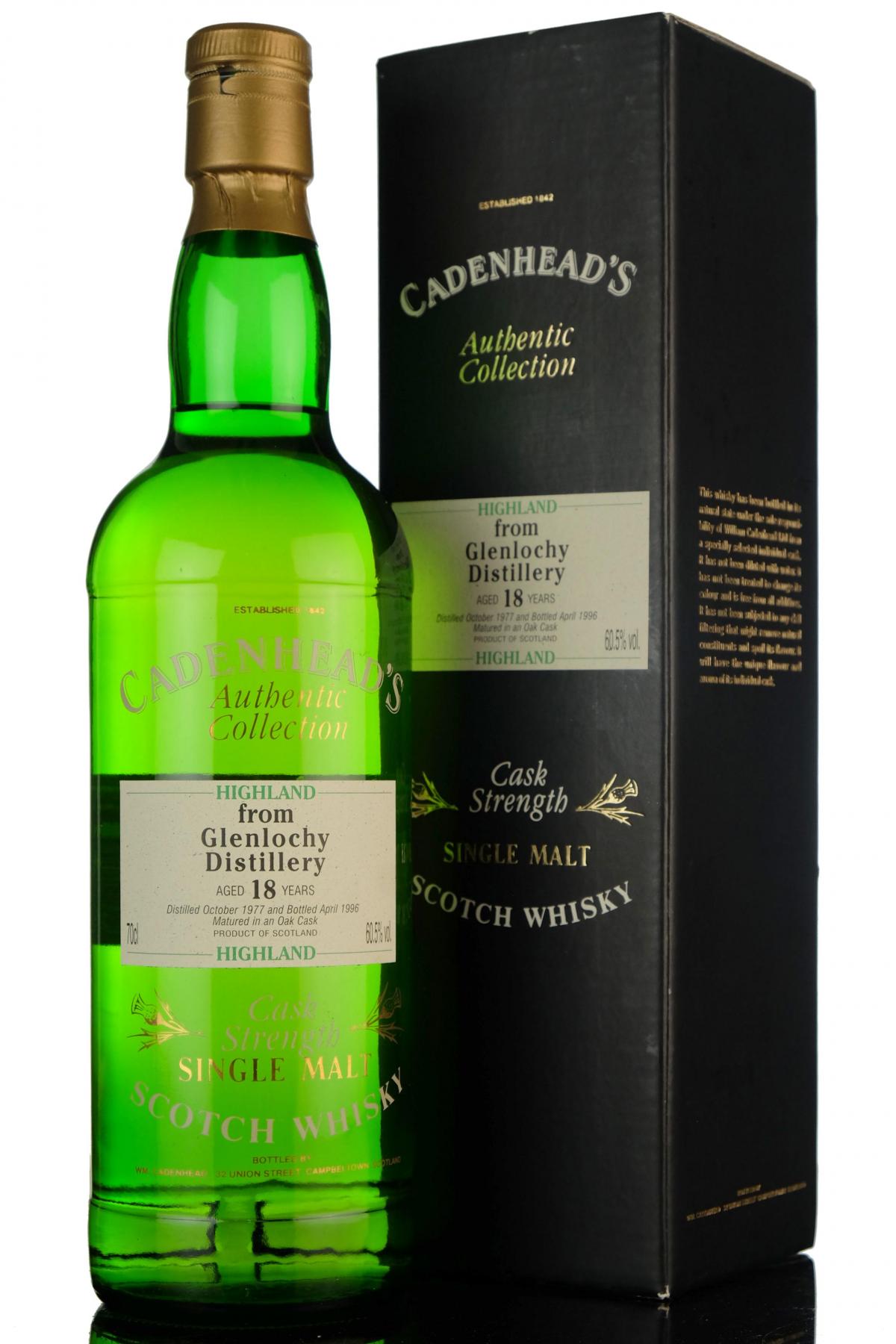 Glenlochy 1977-1996 - 18 Year Old - Cadenheads Authentic Collection