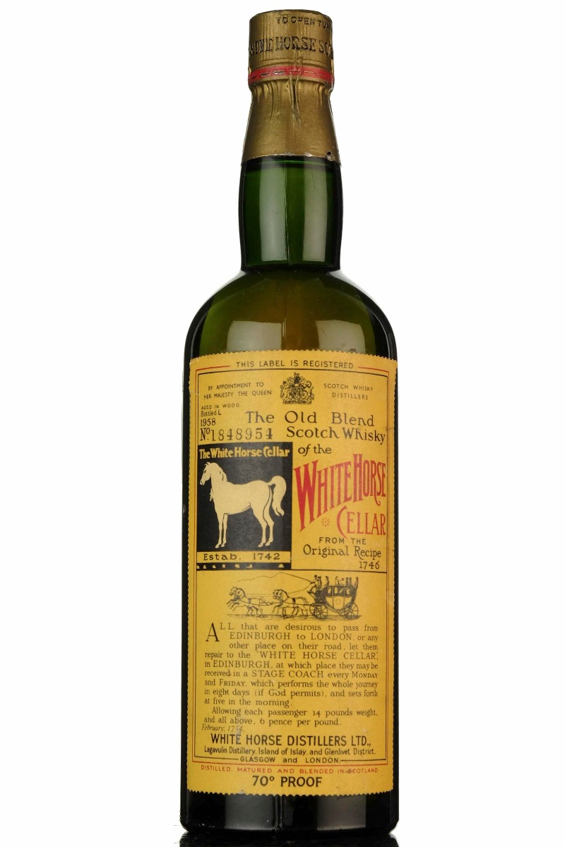 White Horse Cellar - Bottled 1958