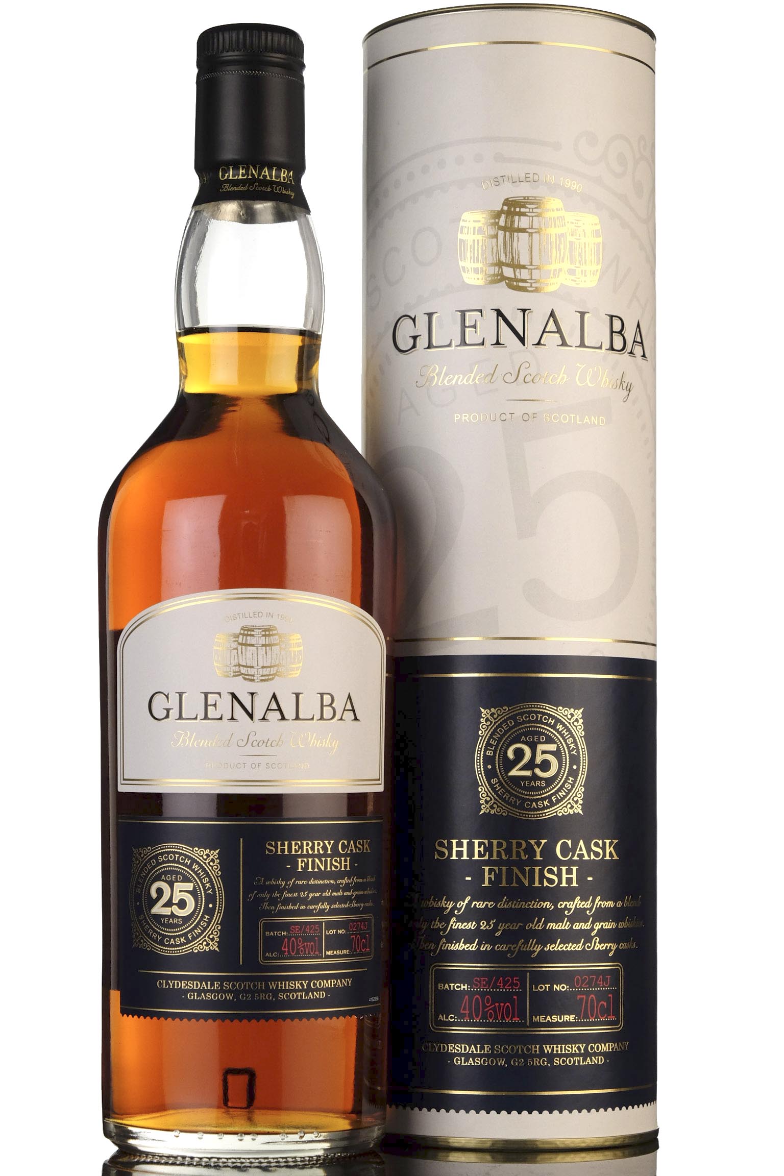 Glenalba 25 Year Old - Sherry Cask