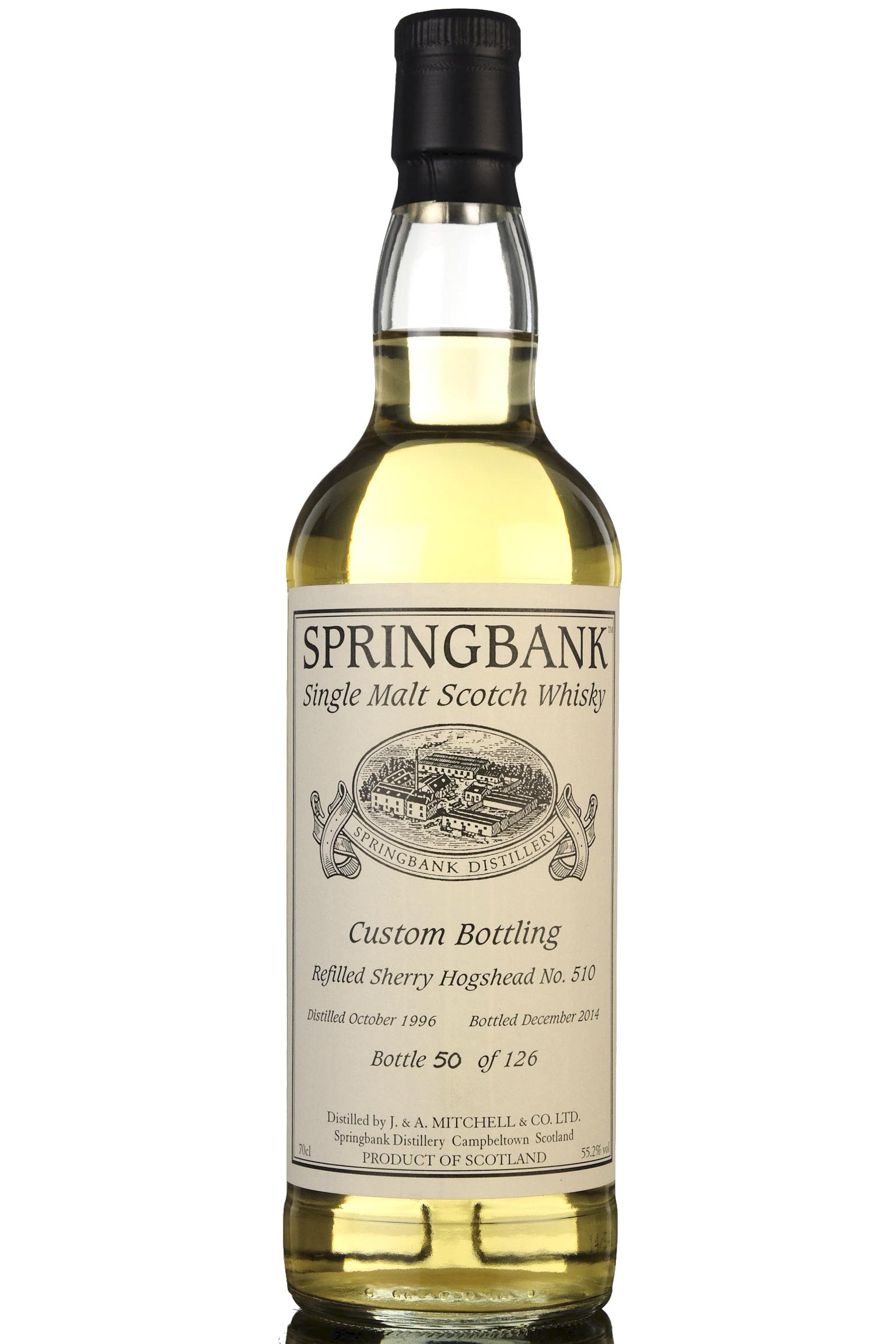 Springbank 1996-2014 - Custom Private Bottling - Single Cask 510