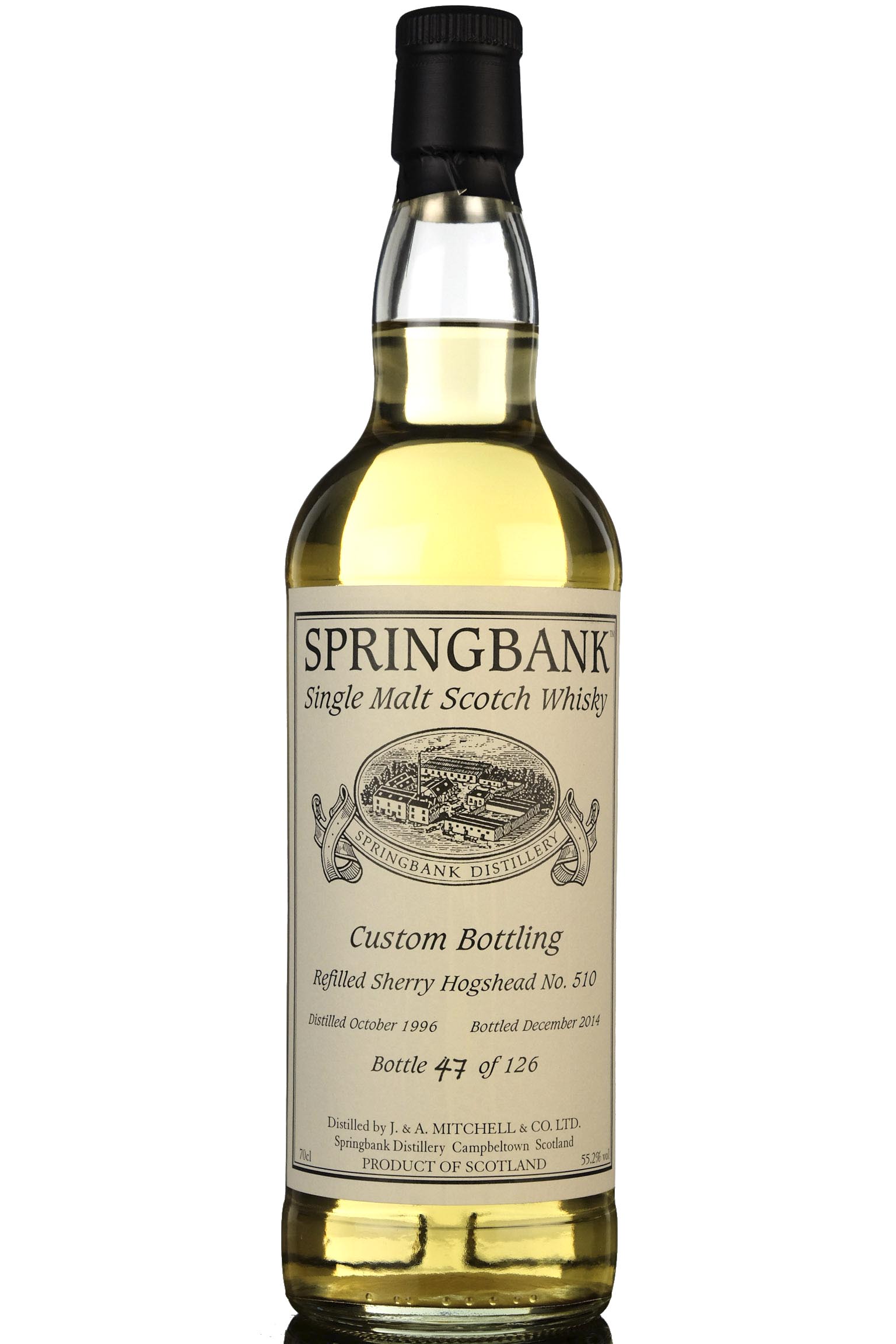 Springbank 1996-2014 - Custom Private Bottling - Single Cask 510