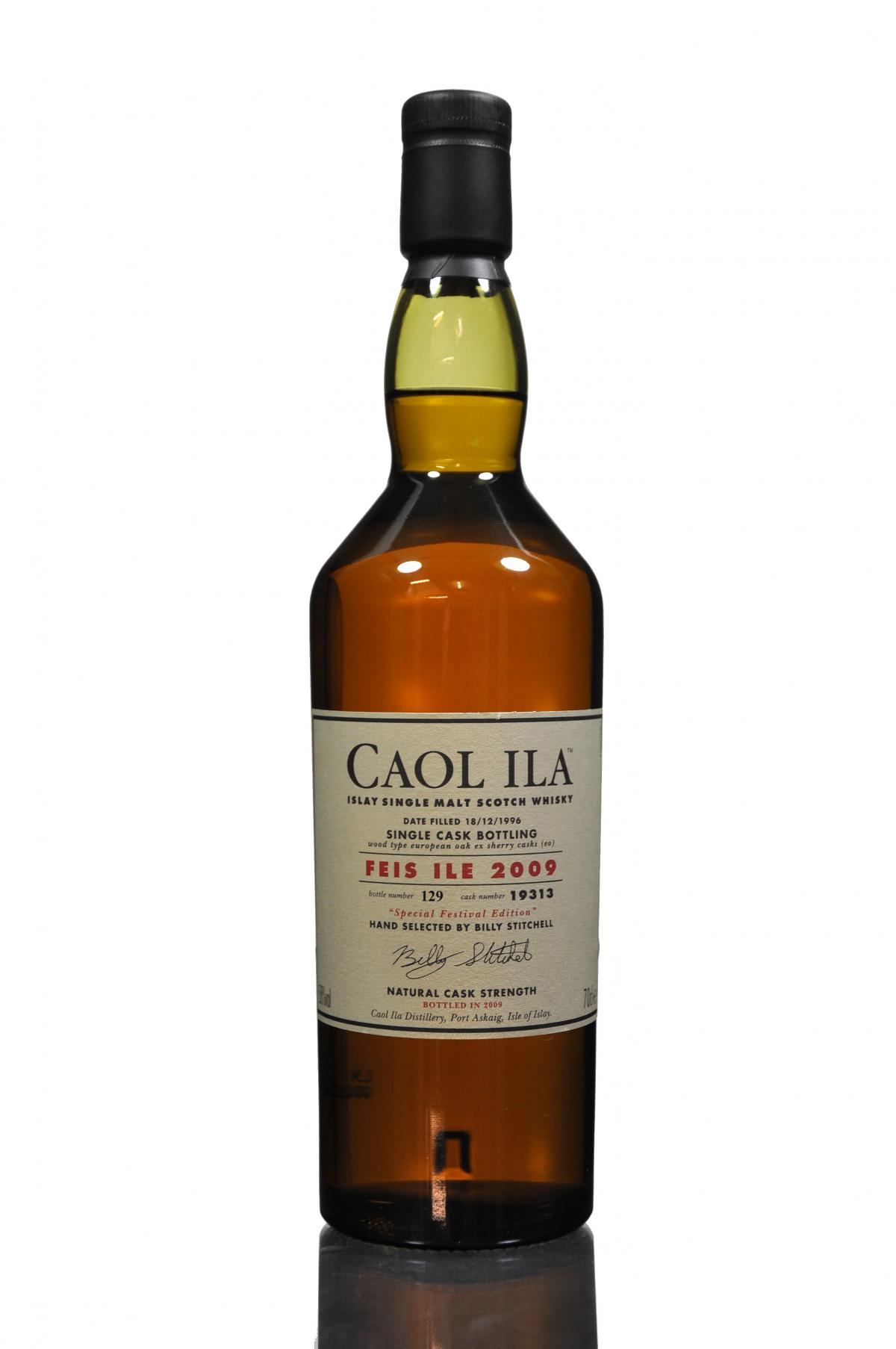 Caol Ila 1996 - Festival 2009 - Single Cask 19313