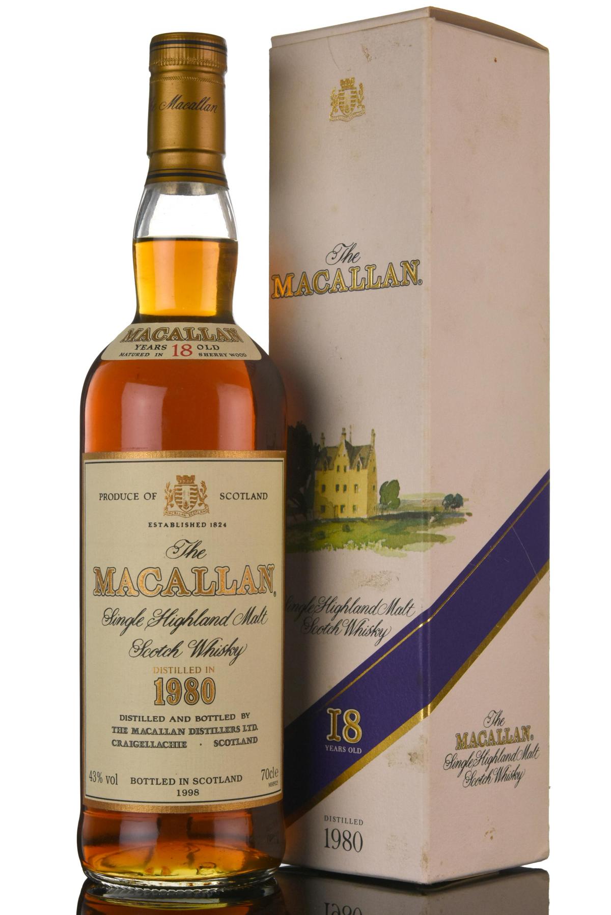 Macallan 1980-1998 - 18 Year Old