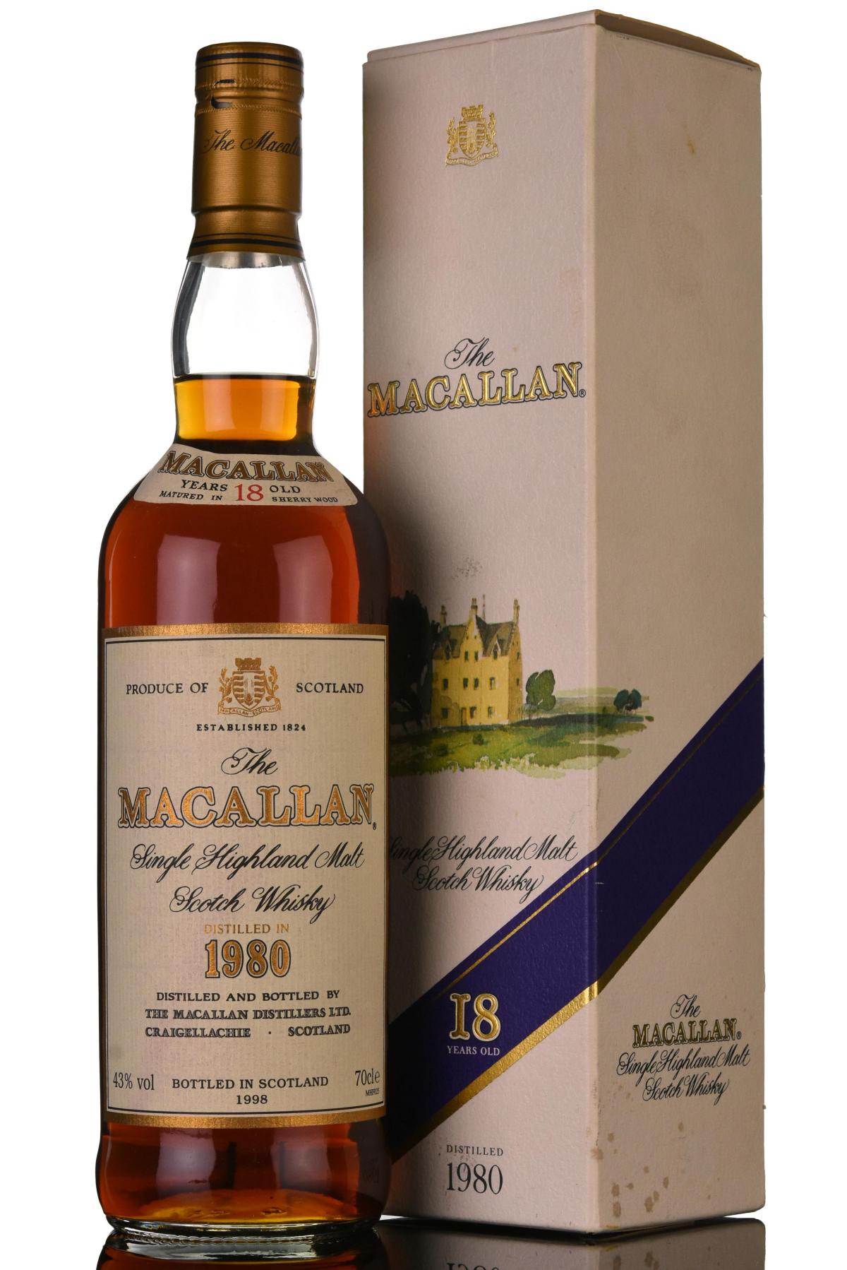 Macallan 1980-1998 - 18 Year Old