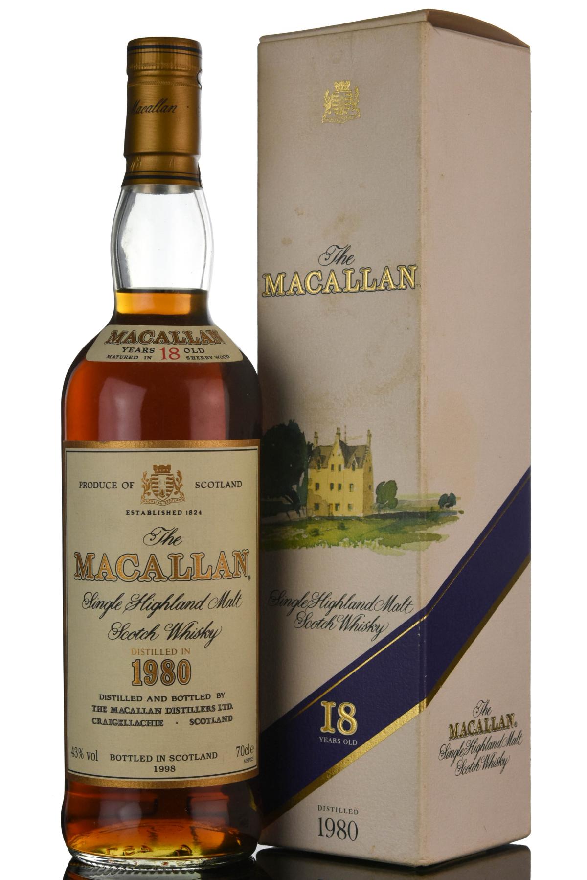 Macallan 1980-1998 - 18 Year Old