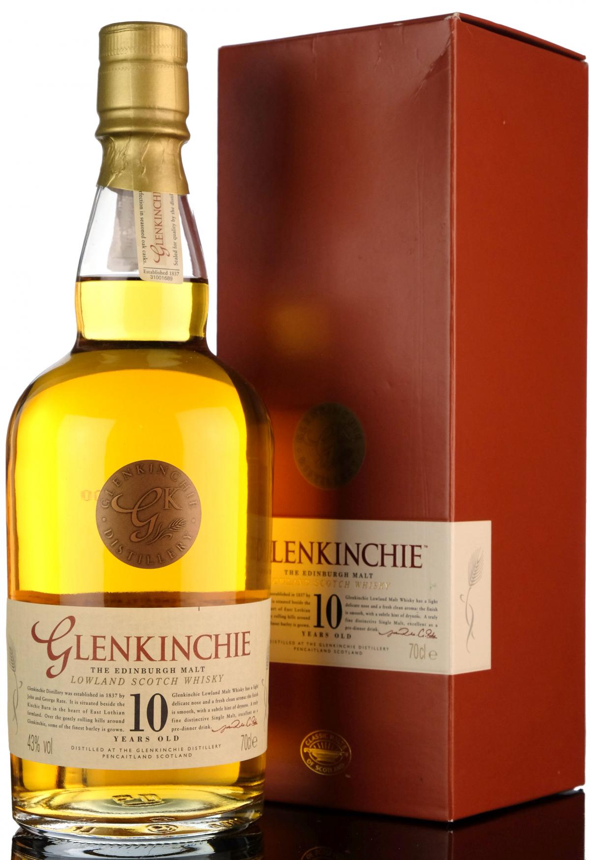 Glenkinchie 10 Year Old