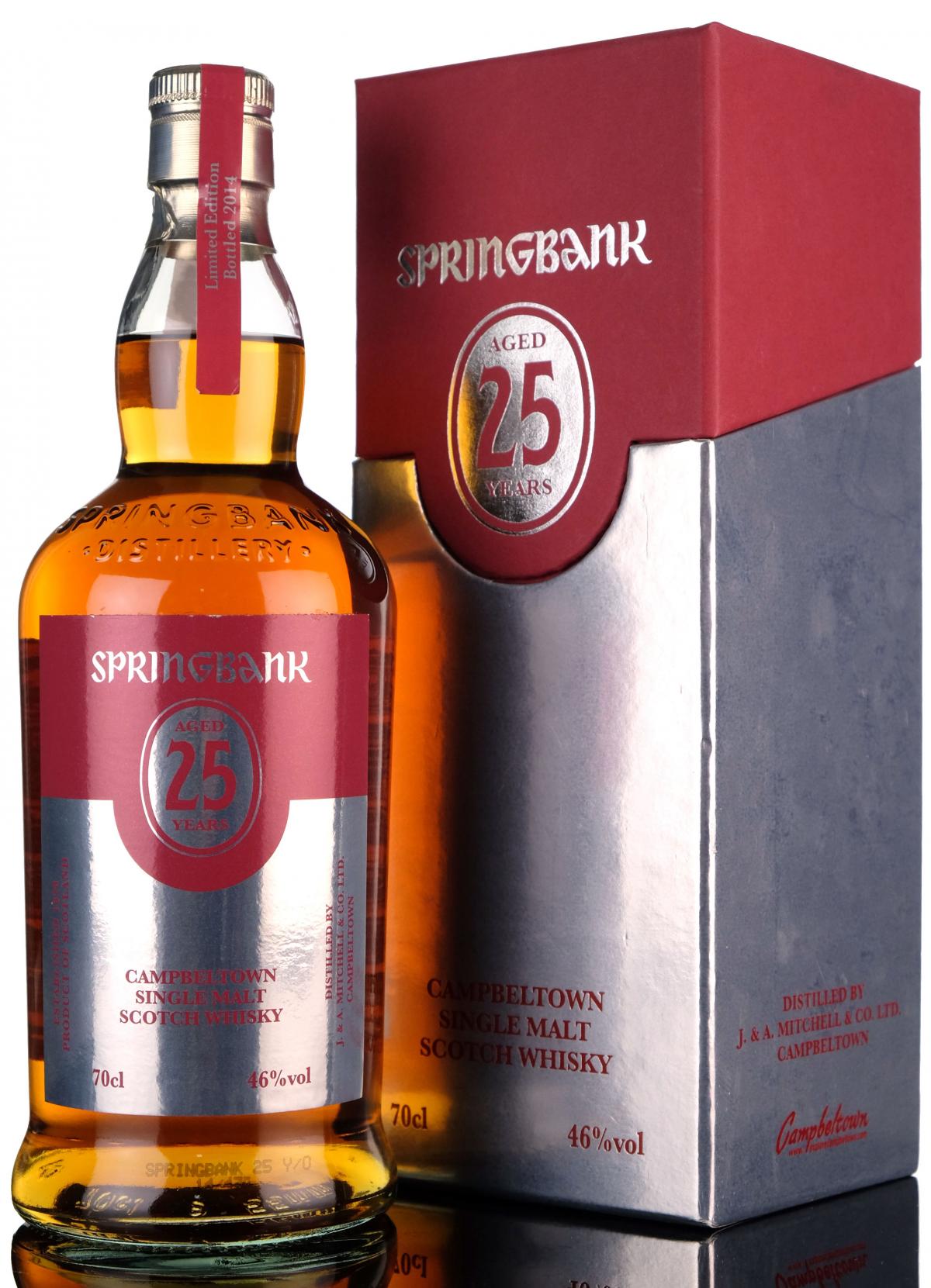 Springbank 25 Year Old - Limited Edition - 2014 Release