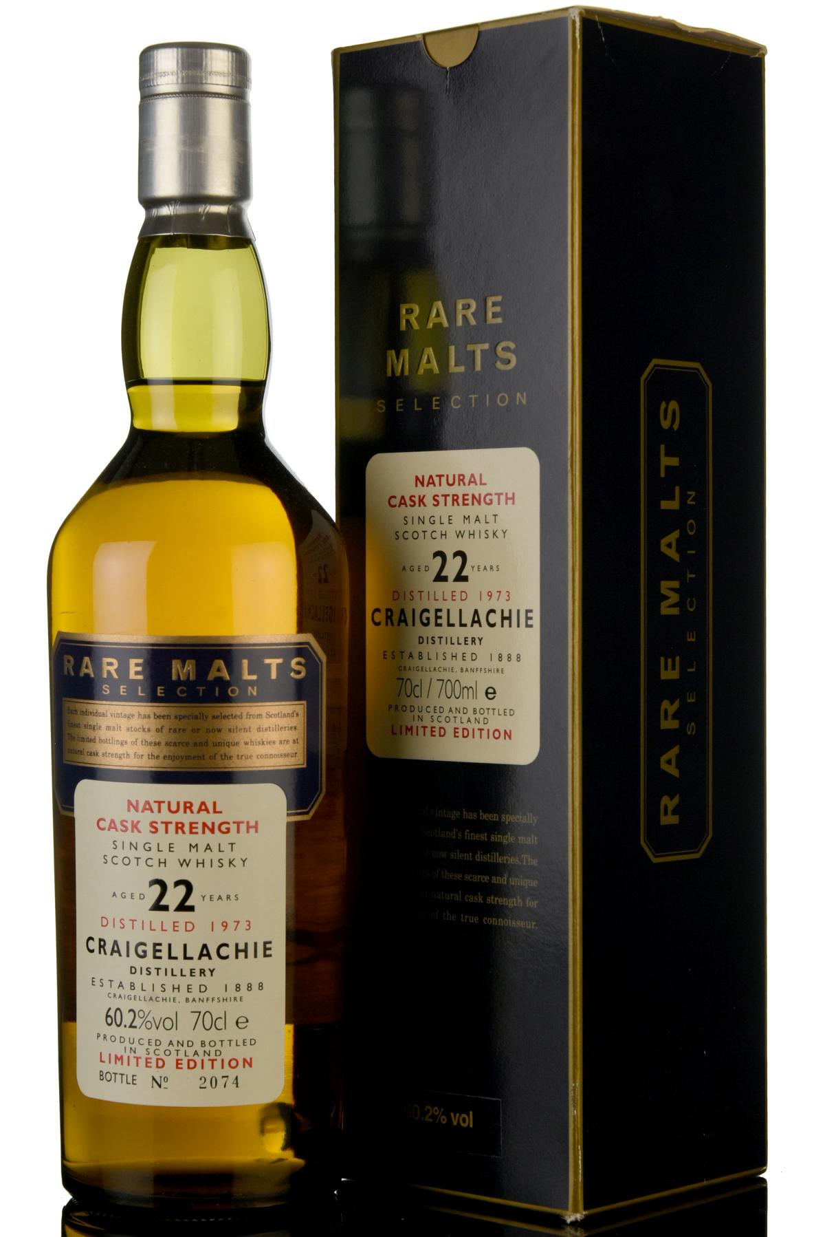 Craigellachie 1973 - 22 Year Old - Rare Malts 60.2%