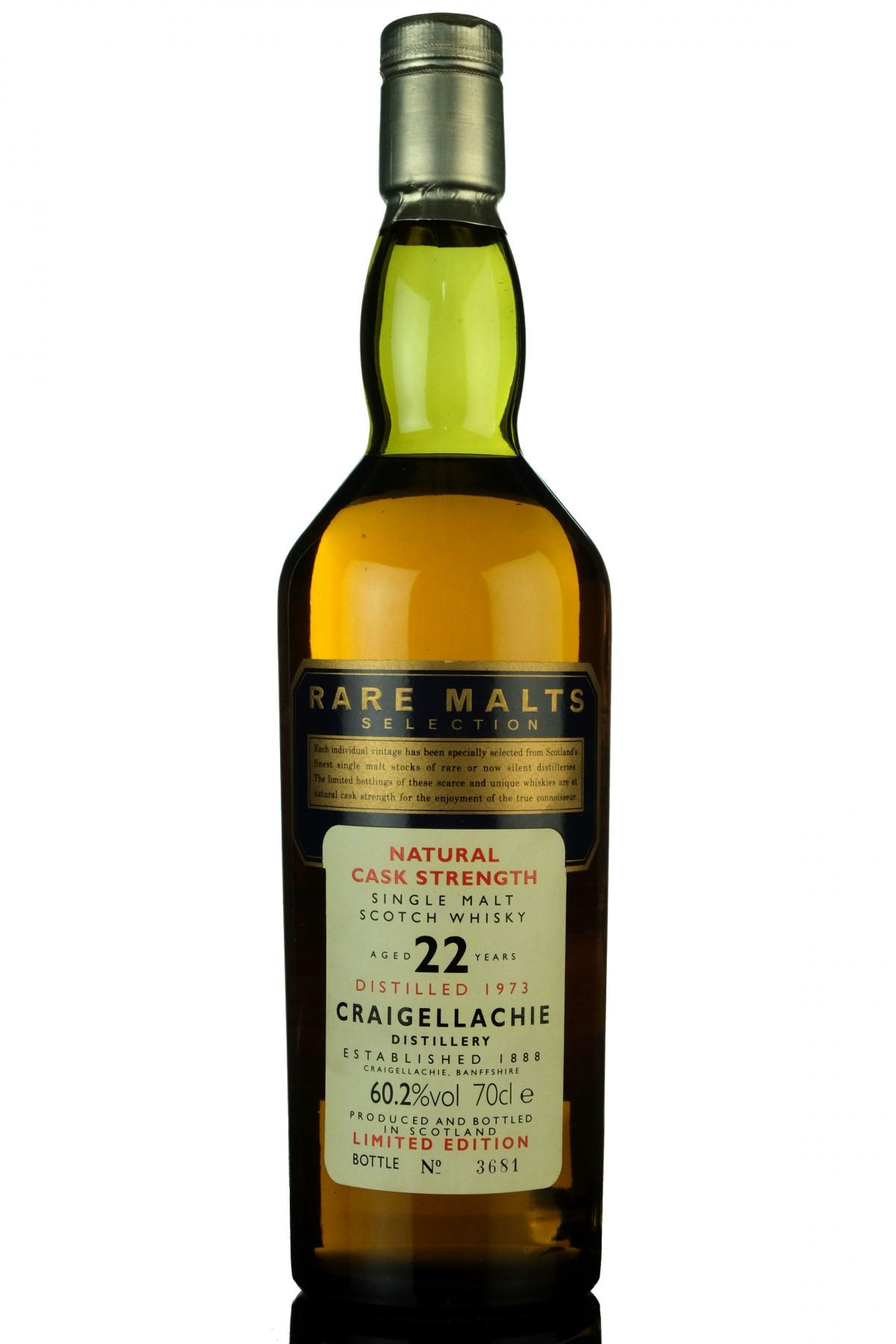 Craigellachie 1973 - 22 Year Old - Rare Malts 60.2%