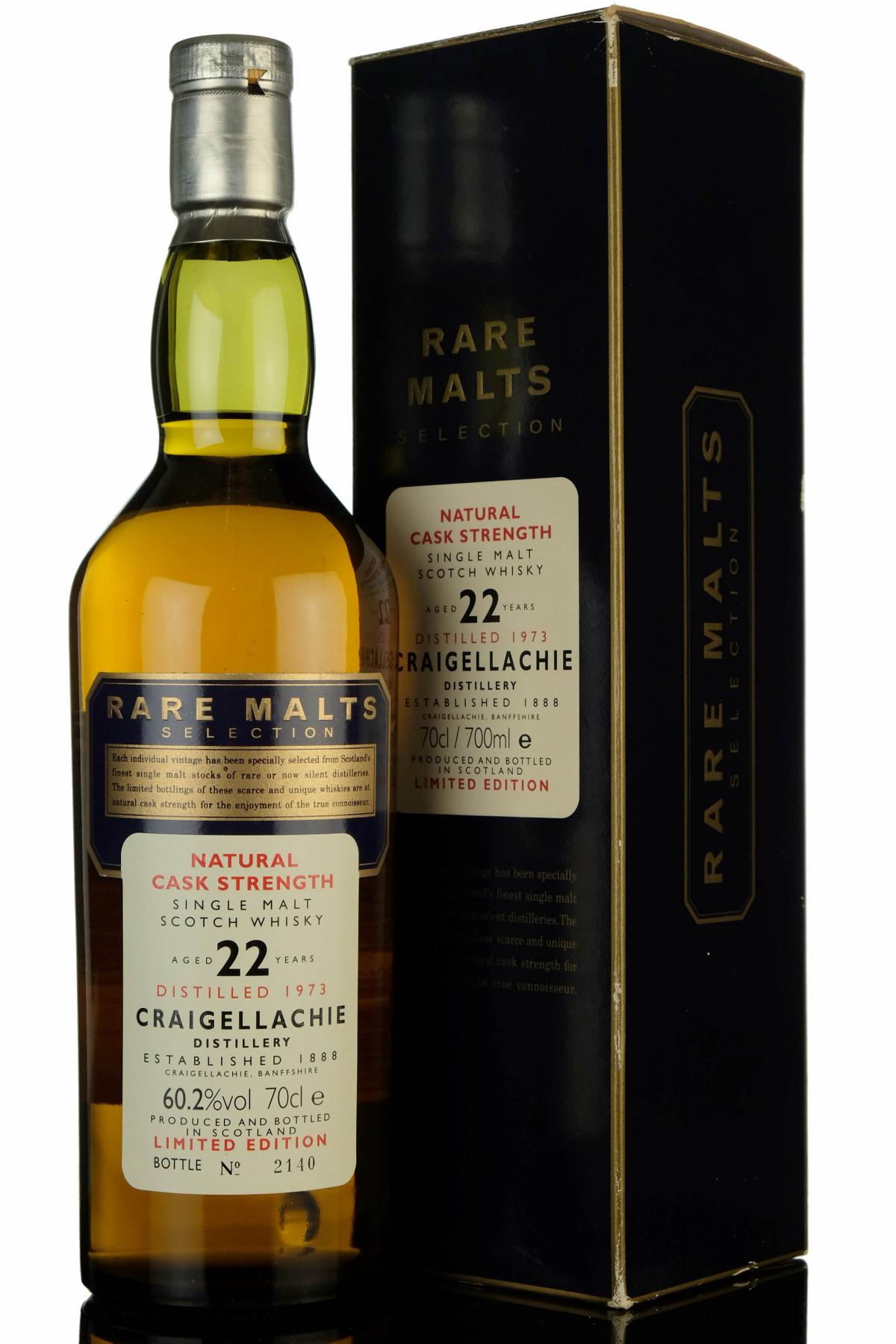 Craigellachie 1973 - 22 Year Old - Rare Malts 60.2%