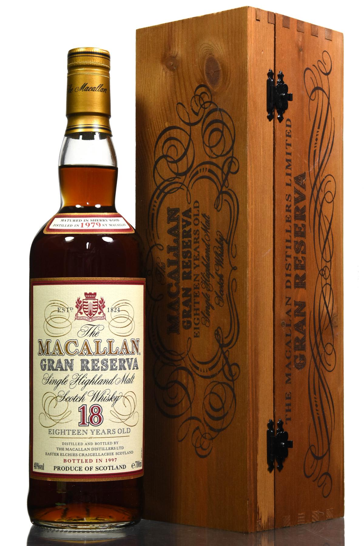 Macallan 1979-1997 - 18 Year Old - Gran Reserva