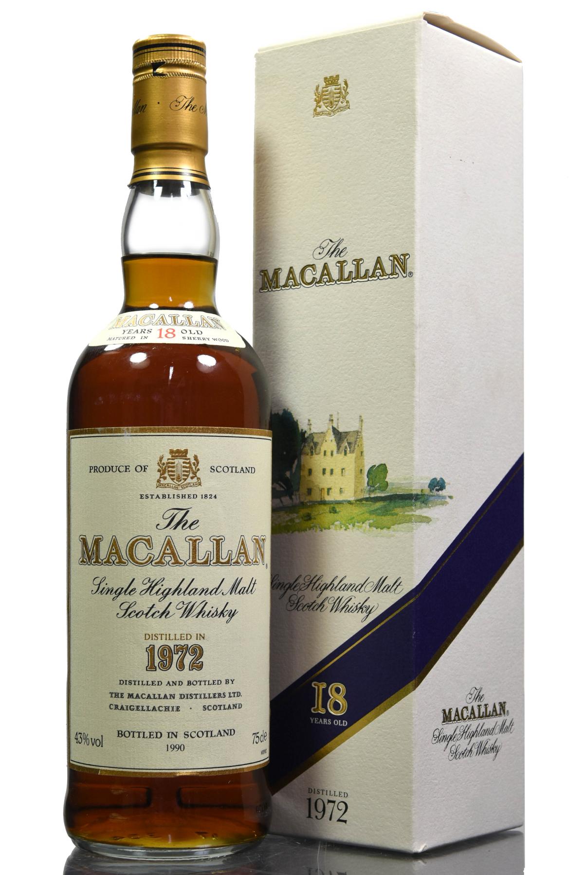 Macallan 1972-1990 - 18 Year Old
