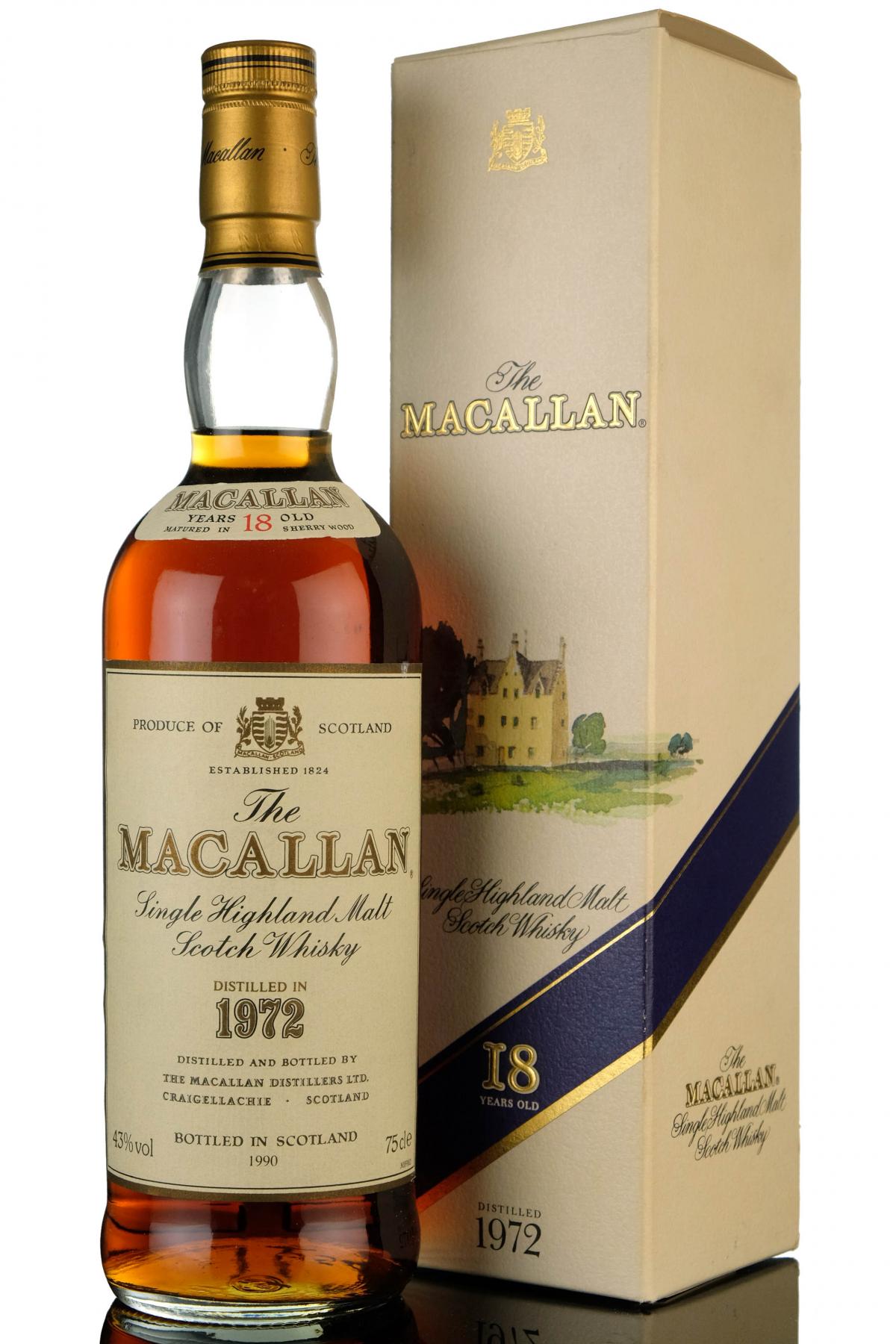 Macallan 1972-1990 - 18 Year Old