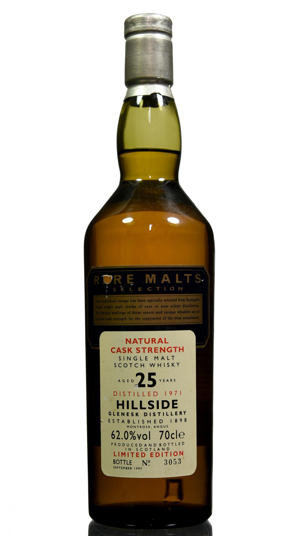 Hillside 1971-1997 - 25 Year Old - Rare Malts 62.0%