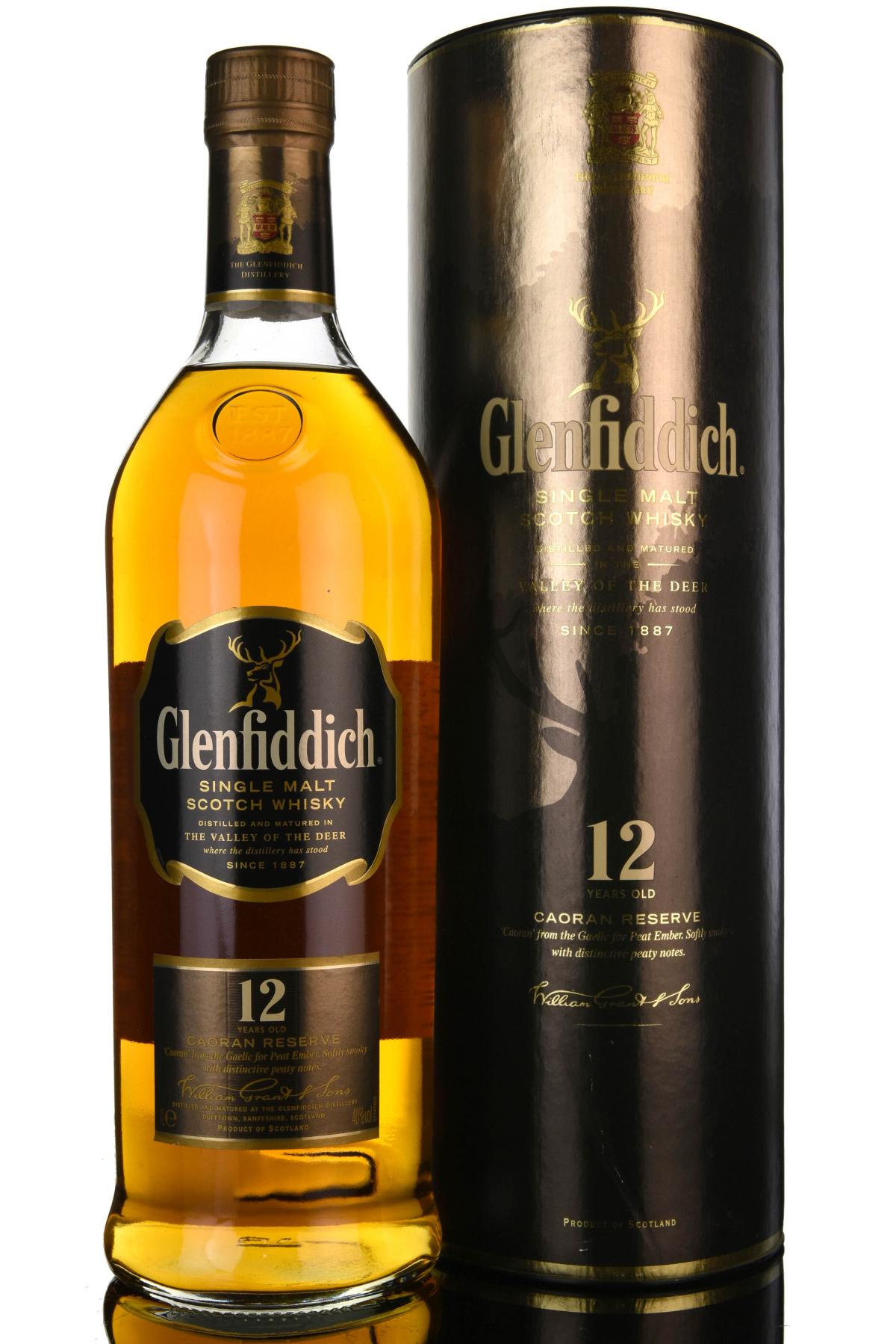 Glenfiddich 12 Year Old - Caoran Reserve - 1 Litre