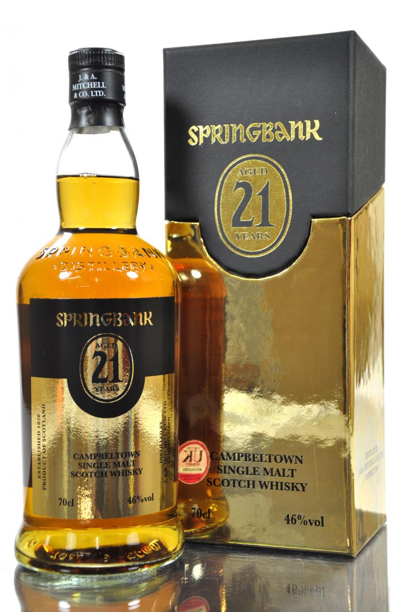 Springbank 21 Year Old - 2010s