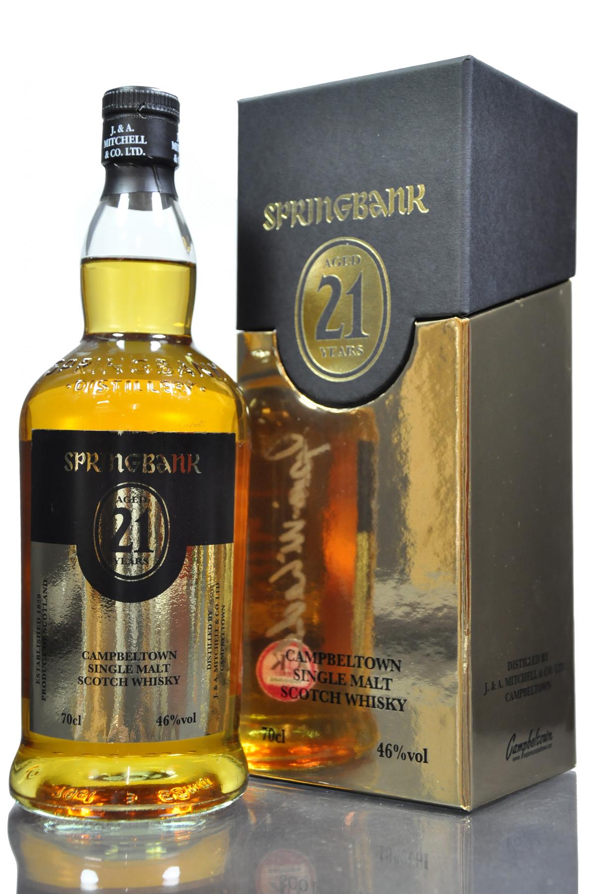 Springbank 21 Year Old - 2010s