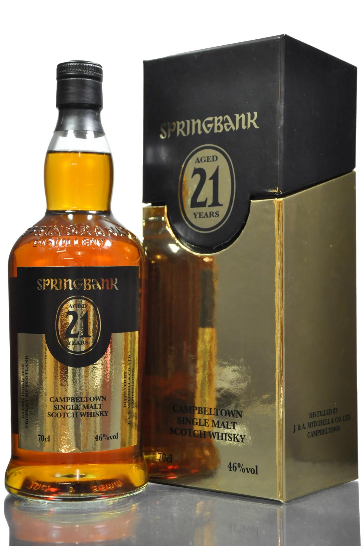 Springbank 21 Year Old - 2010s