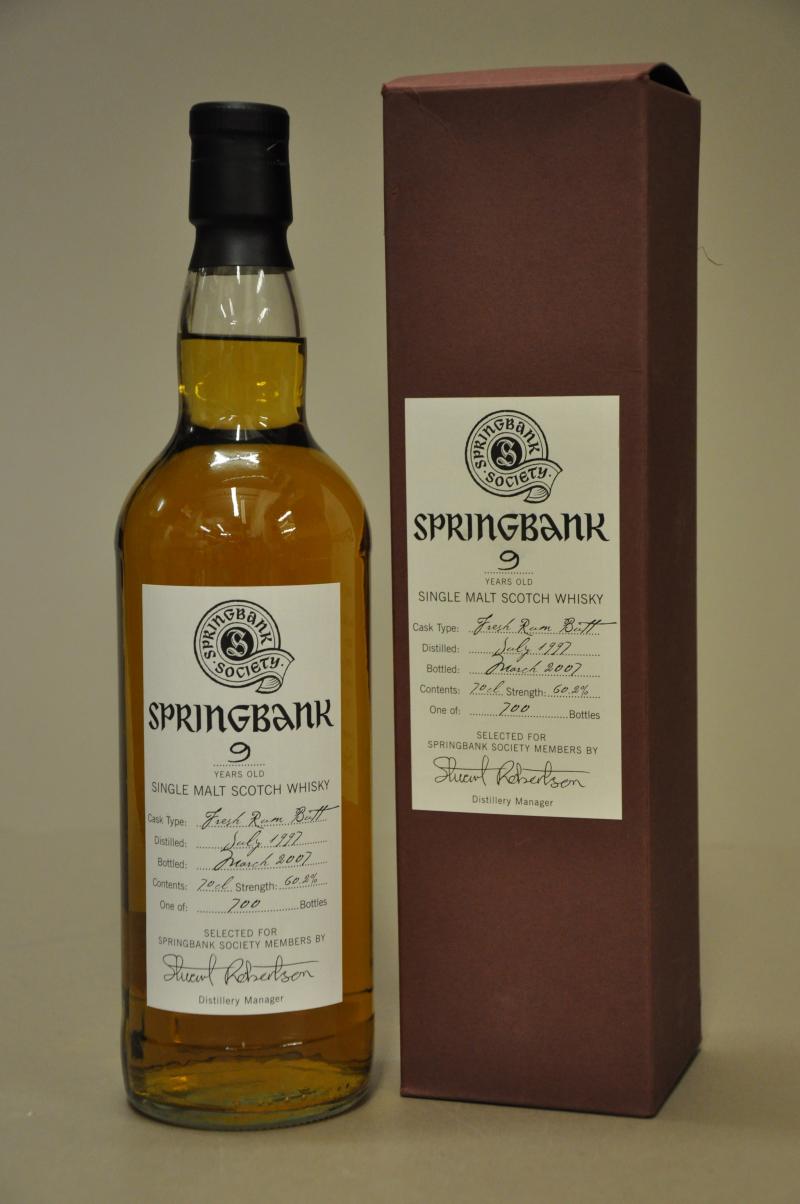 Springbank 1997 - Society Bottling