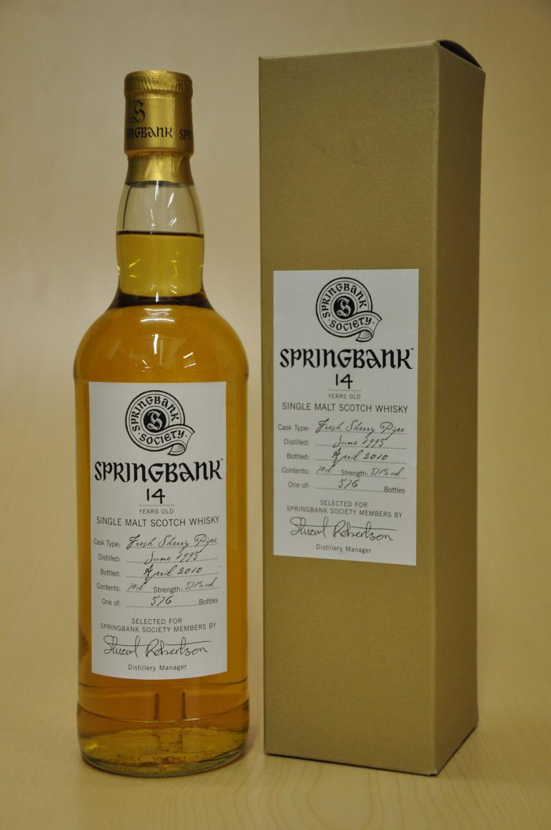 Springbank 1995 - Society Bottling