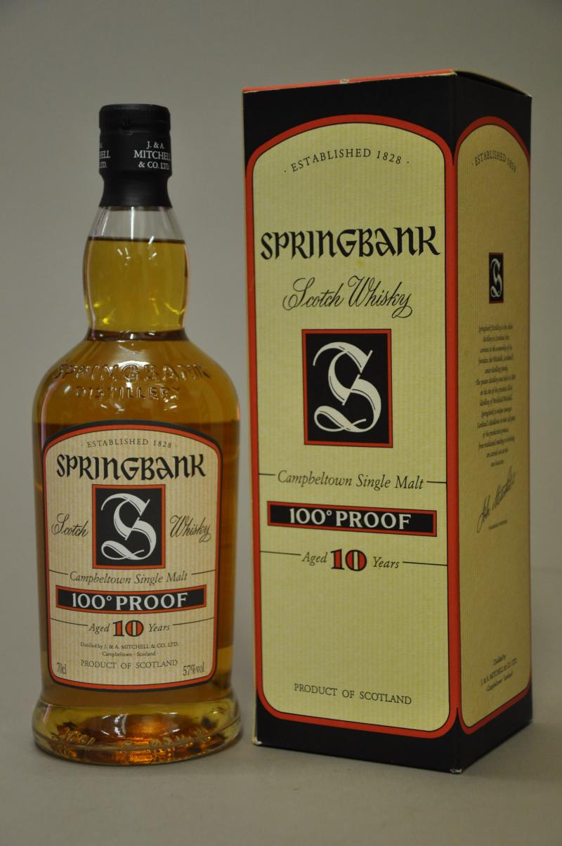 Springbank 10 Year Old - 100 Proof