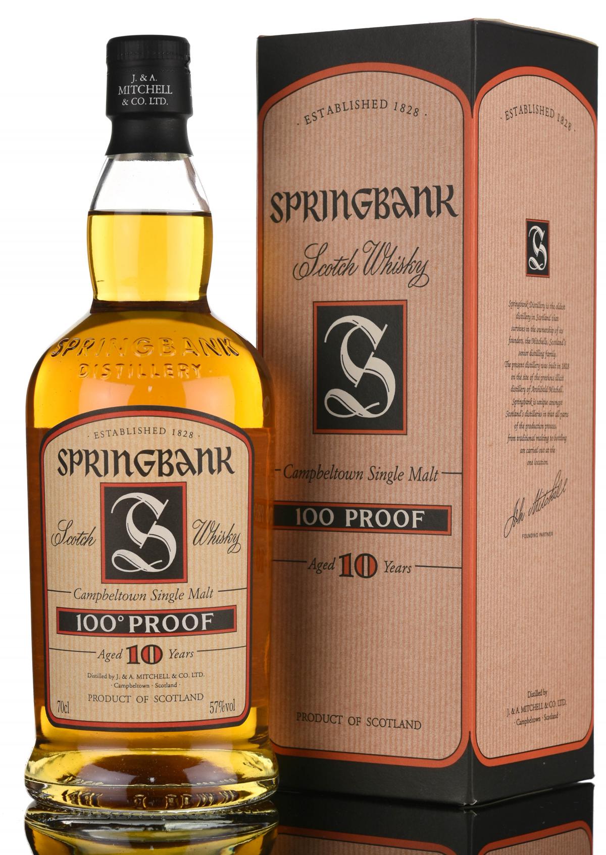 Springbank 10 Year Old - 100 Proof