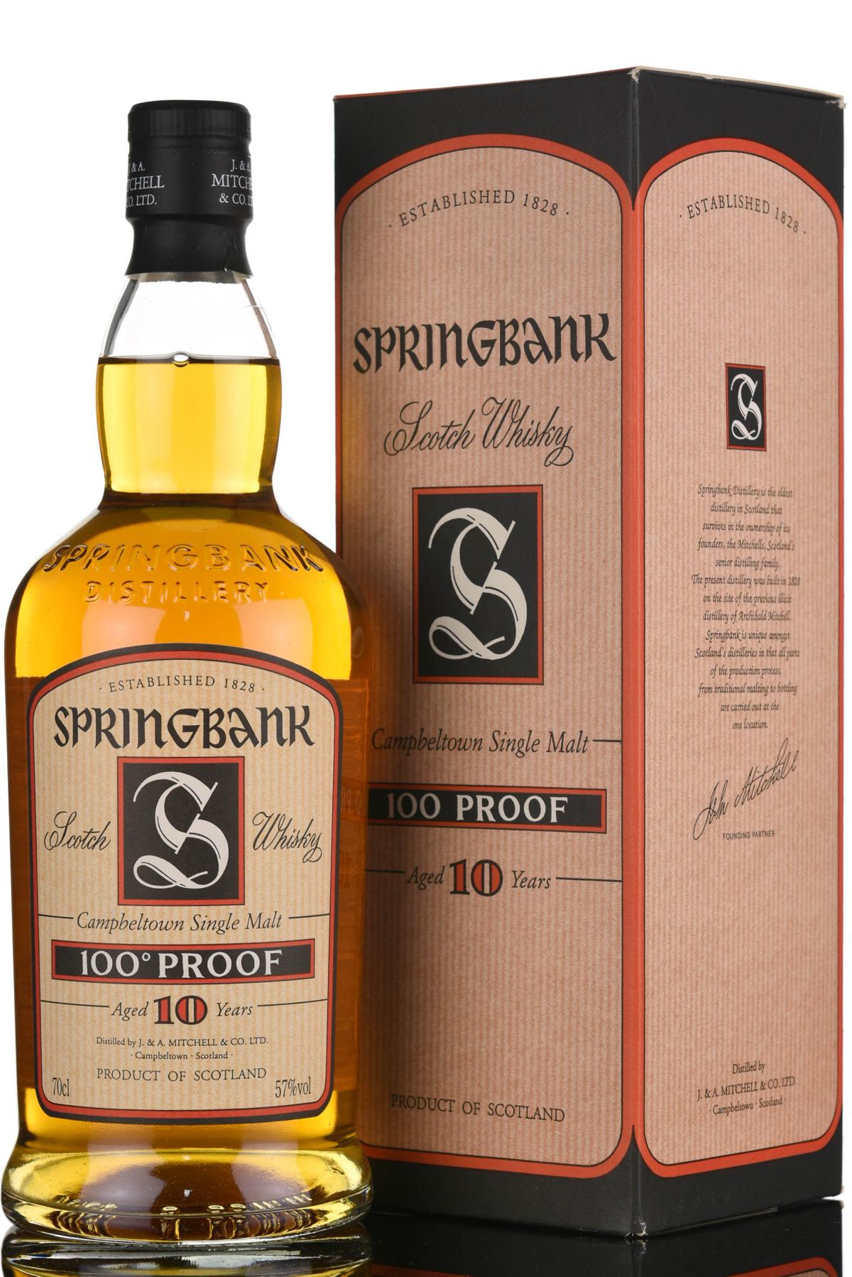 Springbank 10 Year Old - 100 Proof