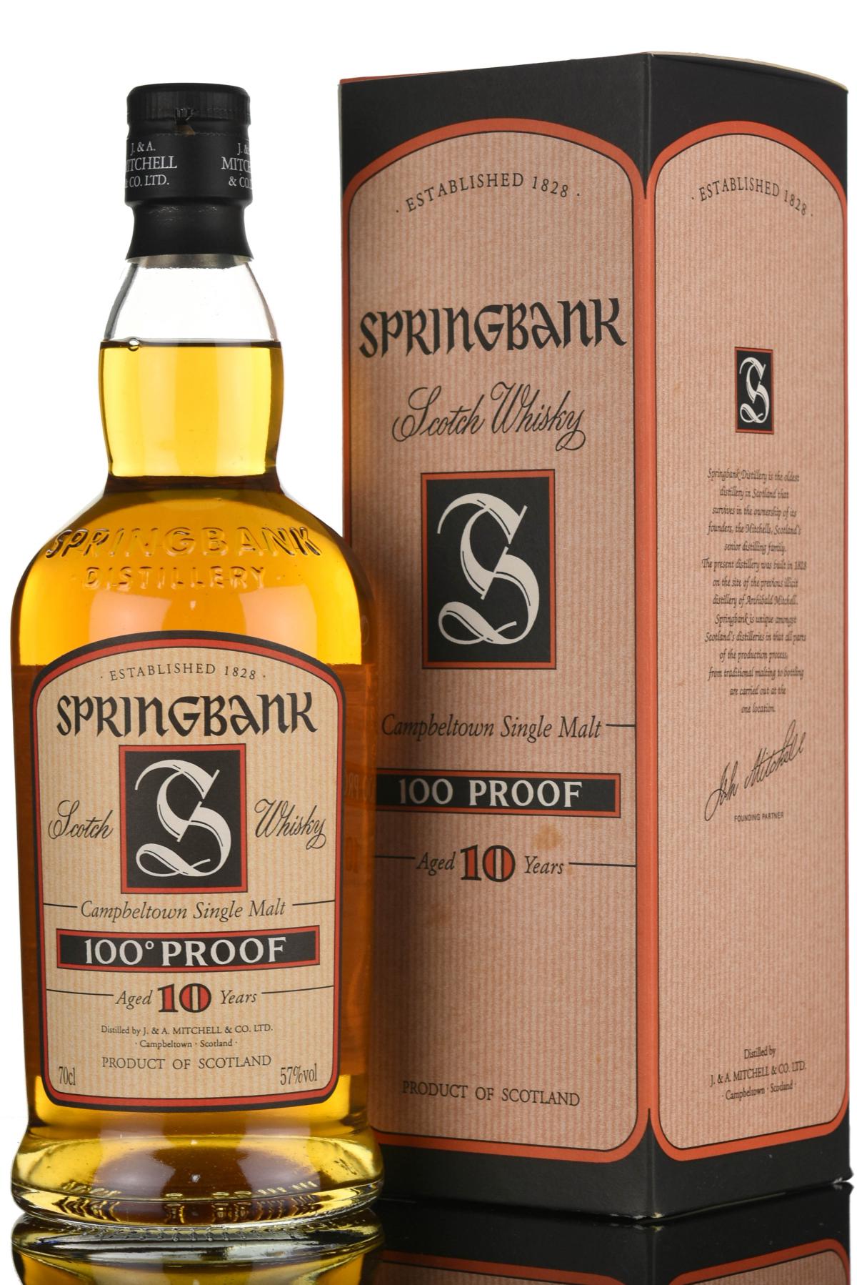 Springbank 10 Year Old - 100 Proof