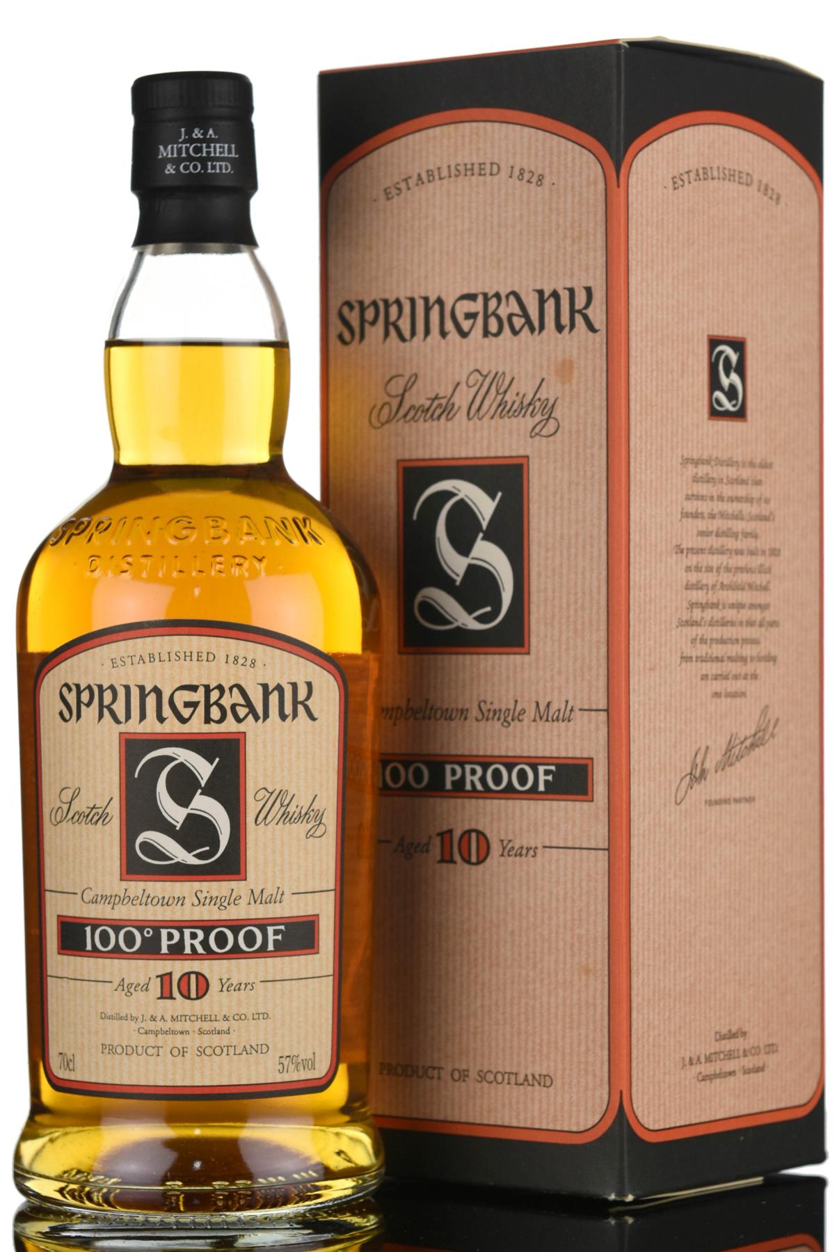 Springbank 10 Year Old - 100 Proof