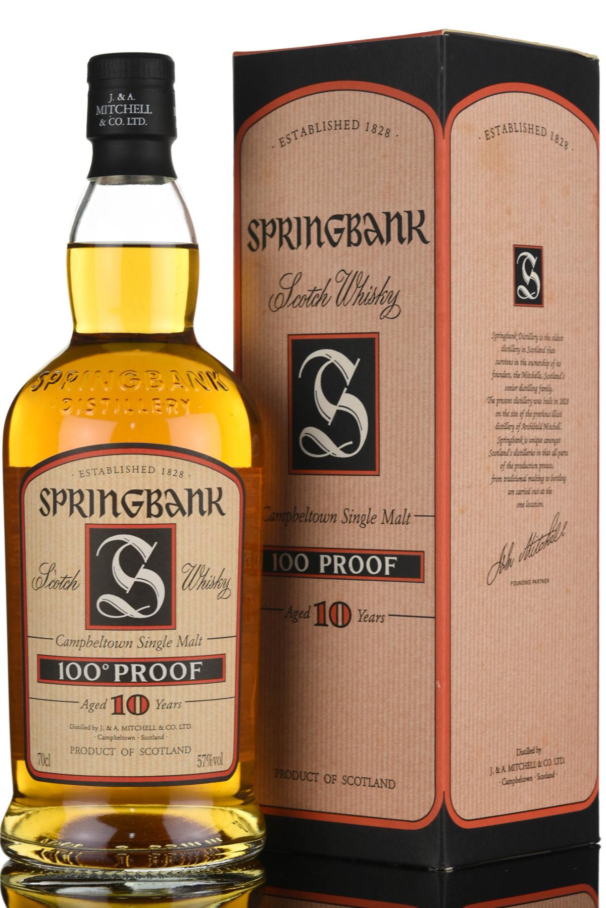 Springbank 10 Year Old - 100 Proof