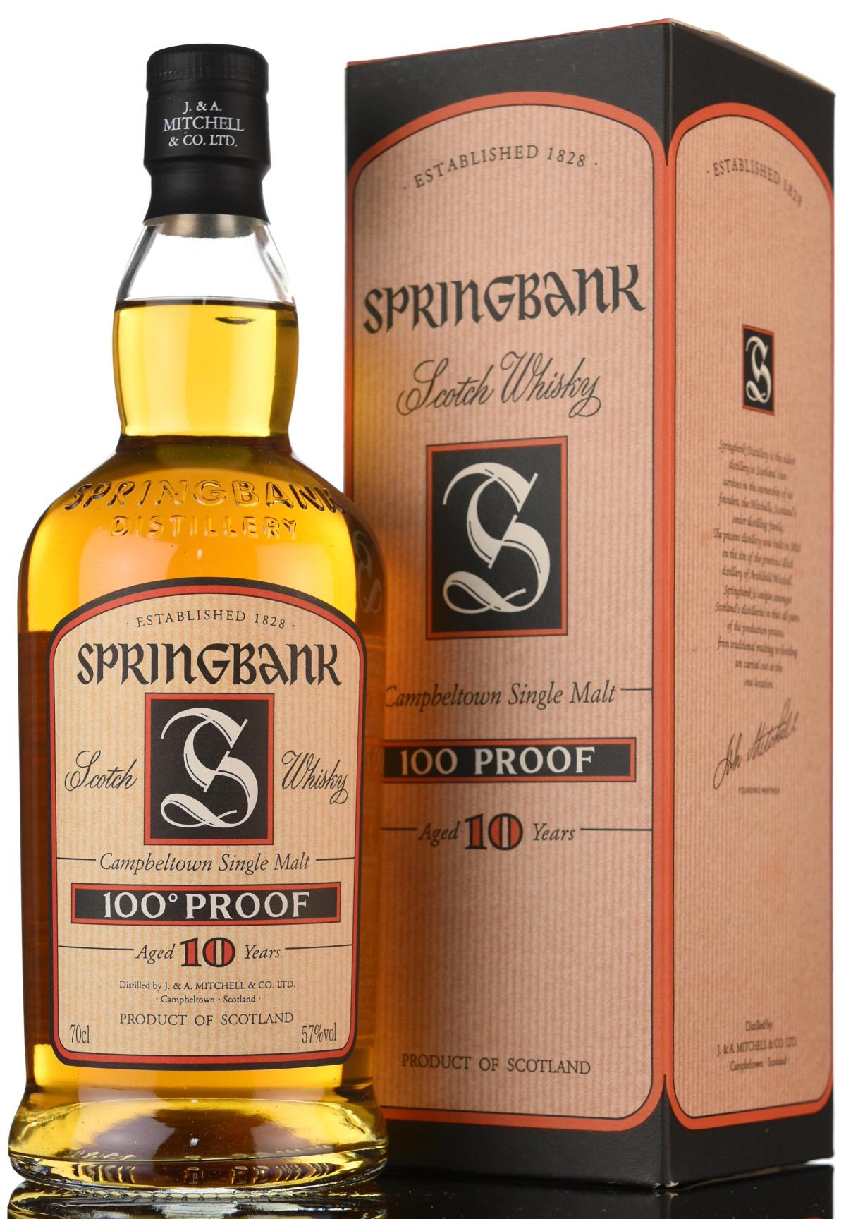 Springbank 10 Year Old - 100 Proof