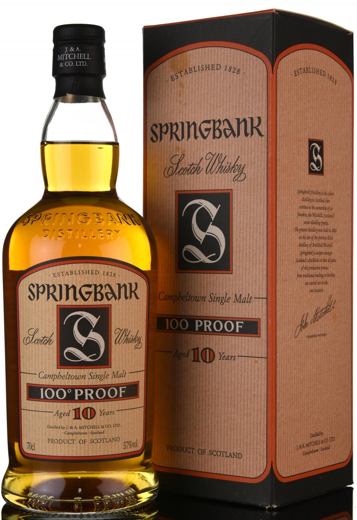 Springbank 10 Year Old - 100 Proof