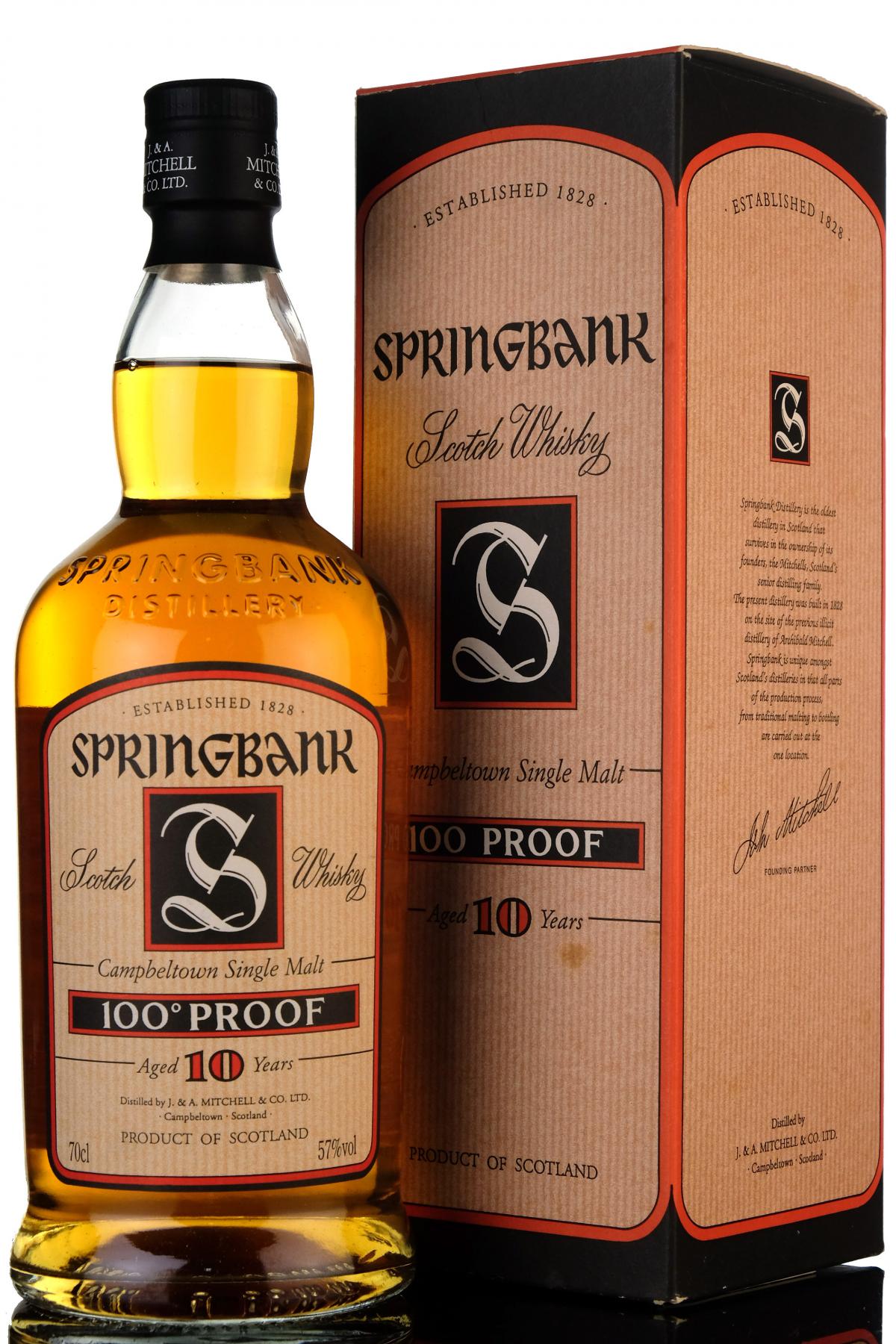 Springbank 10 Year Old - 100 Proof