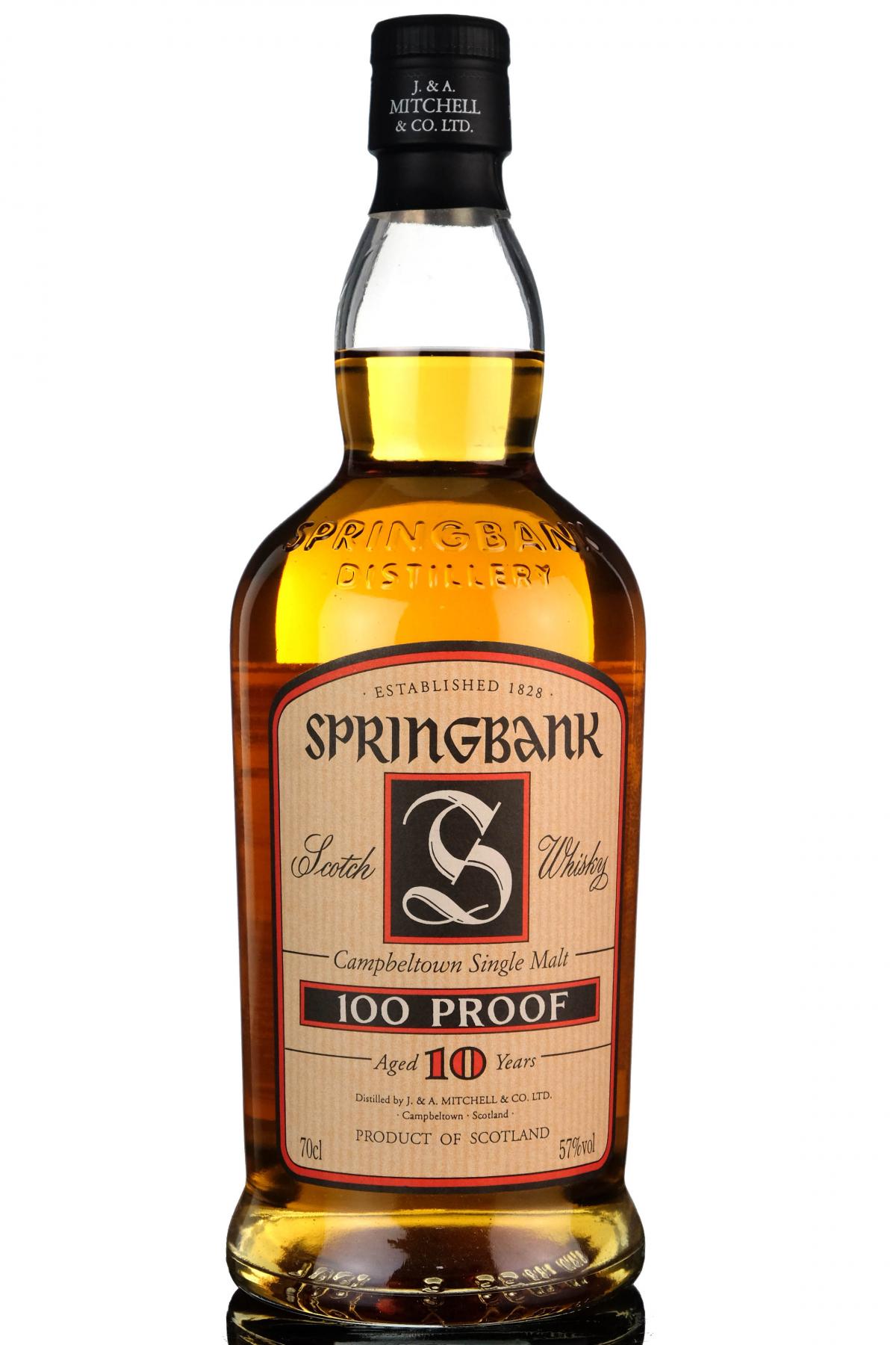 Springbank 10 Year Old - 100 Proof