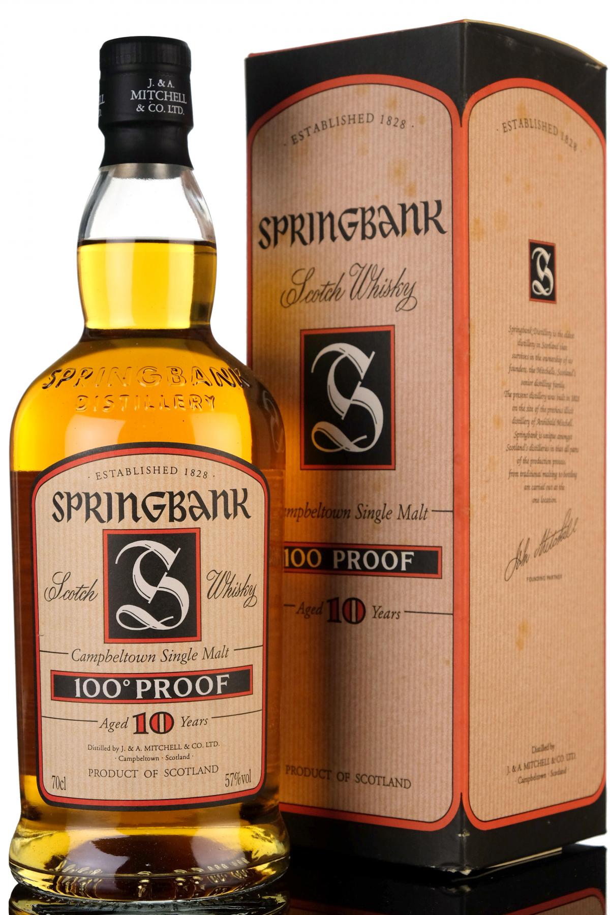 Springbank 10 Year Old - 100 Proof