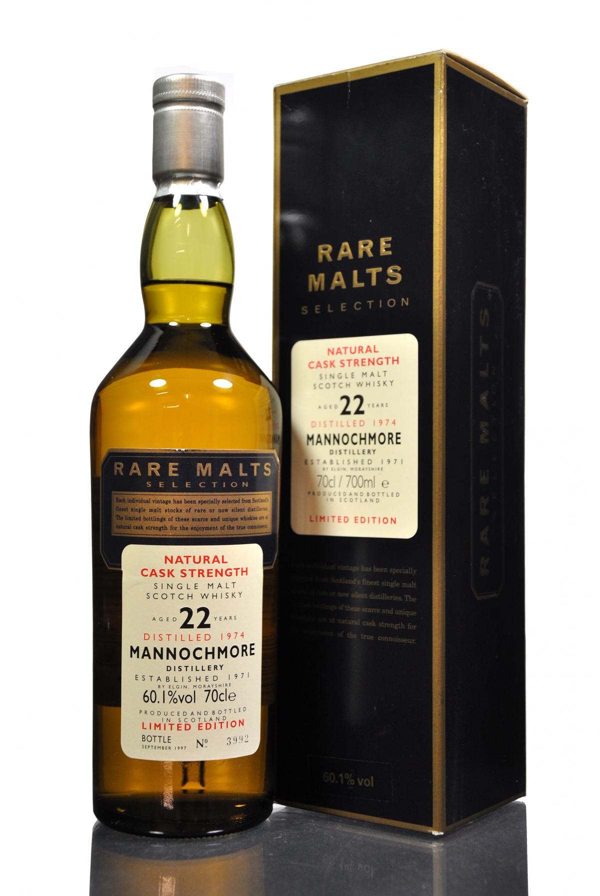 Mannochmore 1974-1997 - 22 Year Old - Rare Malts 60.1%