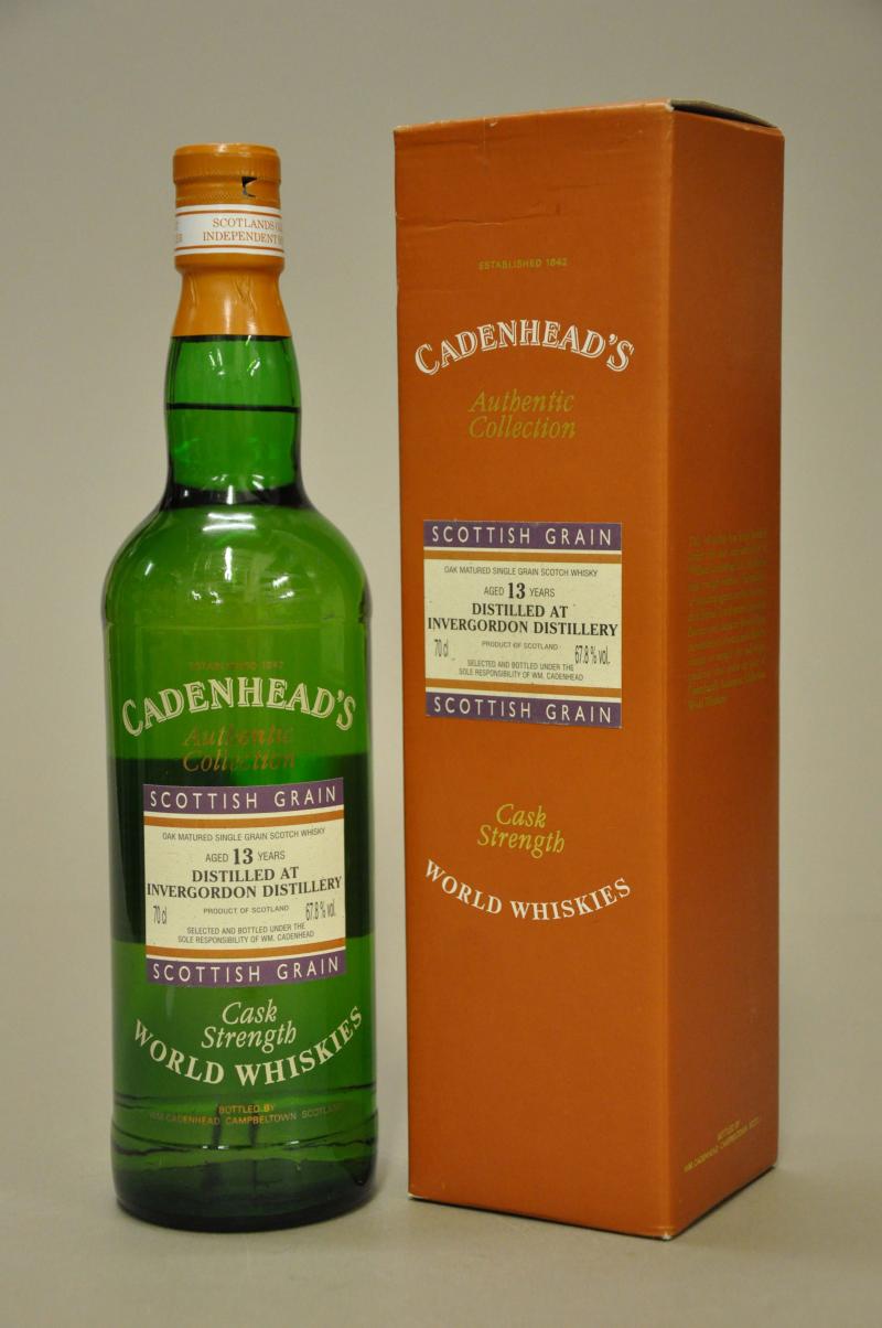 Invergordon 13 Year Old - Cadenheads Authentic Collection