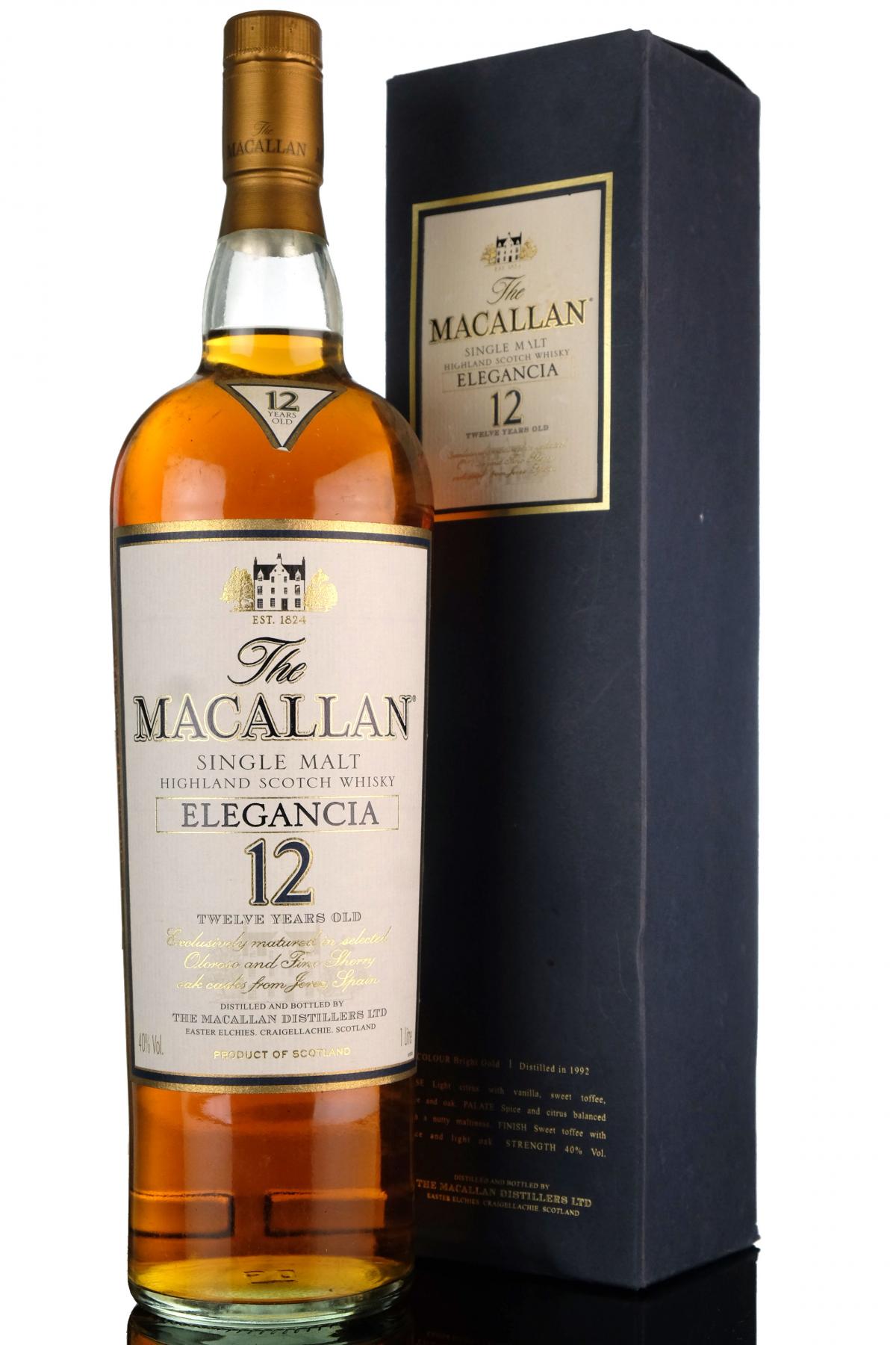 Macallan Elegancia - 12 Year Old - 1 Litre