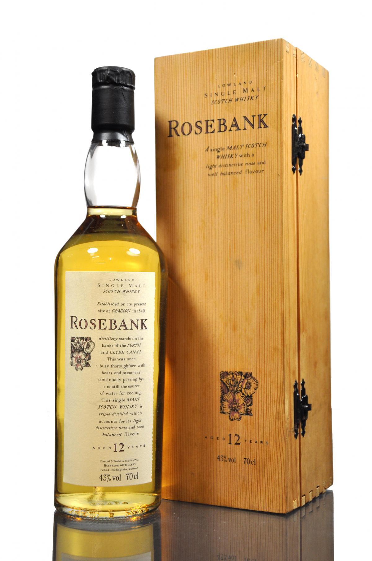 Rosebank 12 Year Old - Flora & Fauna - Wooden Box Series